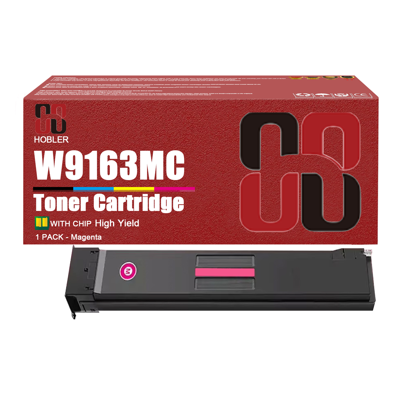 For HP W9160MC W9161MC W9163MC W9162MC Toner Cartridge Work for HP Color LaserJet Managed MFP E87740dn E87750dn E87760dn E87770dn E87740z E87750z E87760z Printers