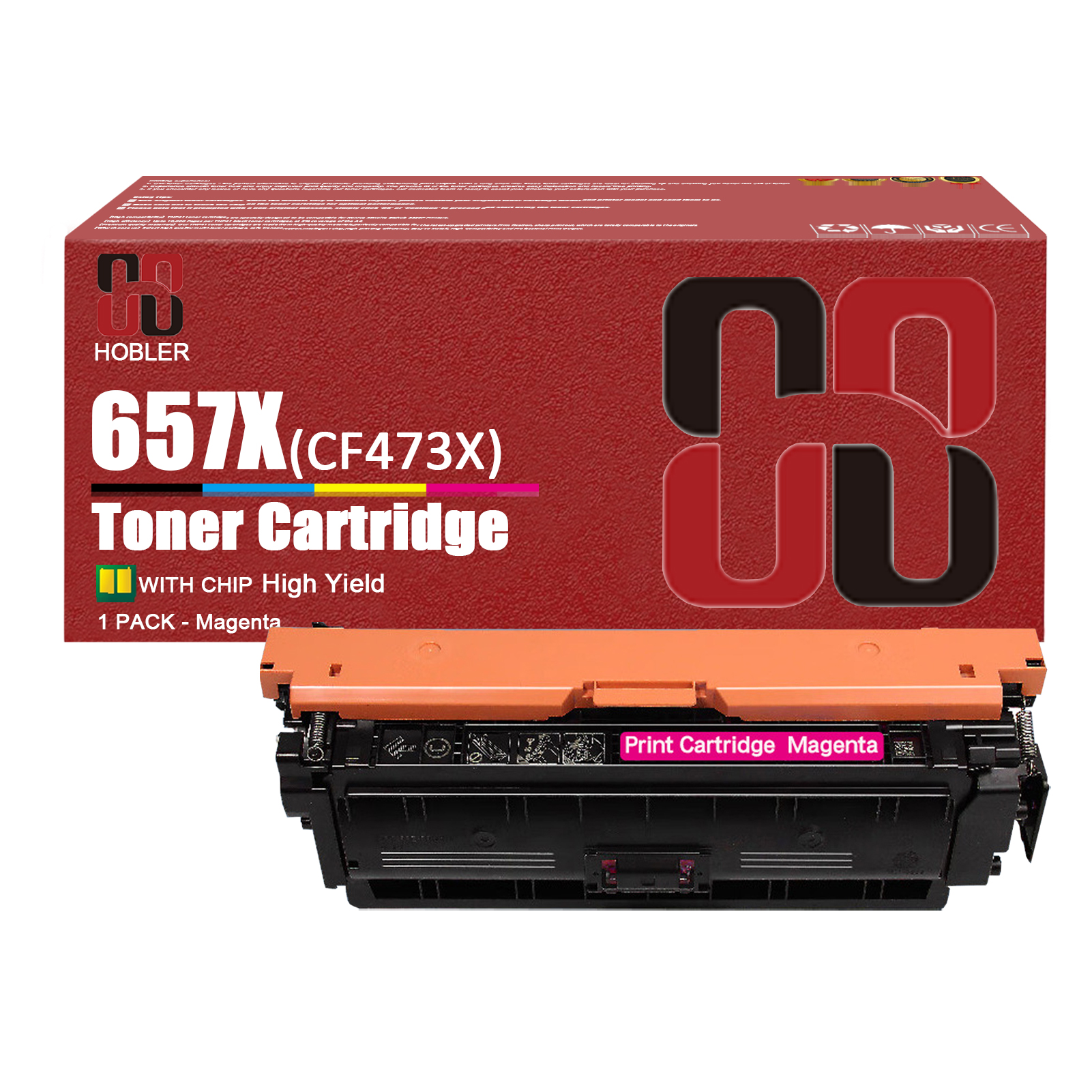 For HP 657X CF470X CF471X CF473X CF472X Toner Cartridge Work for HP Color LaserJet Enterprise MFP M681dh M681 M681f M681z M682z Printers