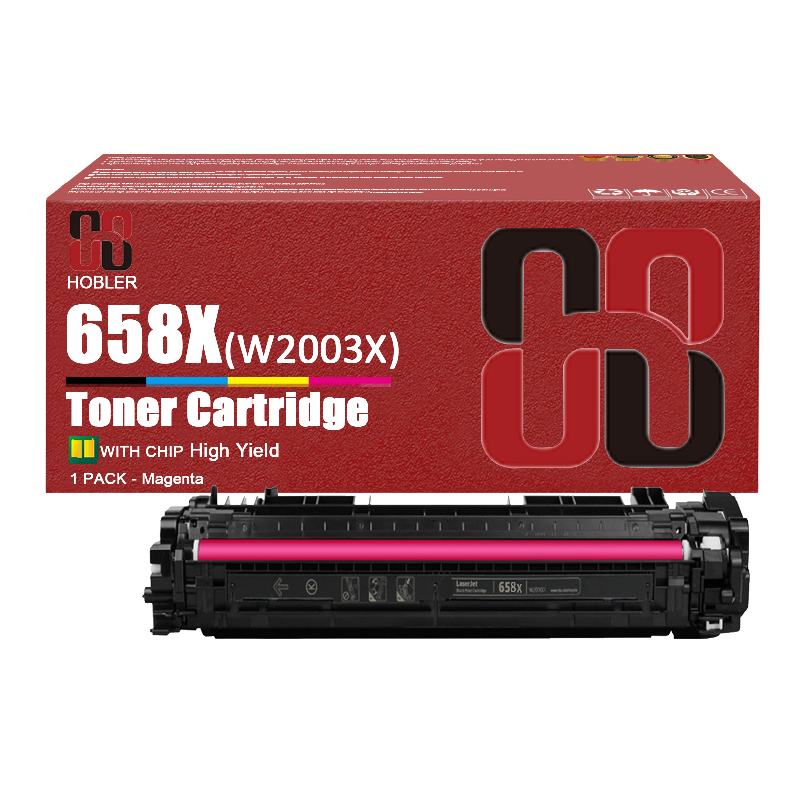 For HP 658X W2000X W2001X W2003X W2002X Toner Cartridge Work for HP Color LaserJet Enterprise M751dn M751n M751 Printers