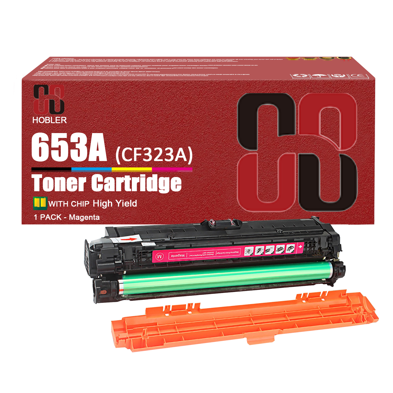 For HP 652A CF320A 653A CF321A CF323A CF322A Toner Cartridge Work for HP Color LaserJet Enterprise M651n M651dn M651xh Flow MFP M680z M680dn M680f Printers