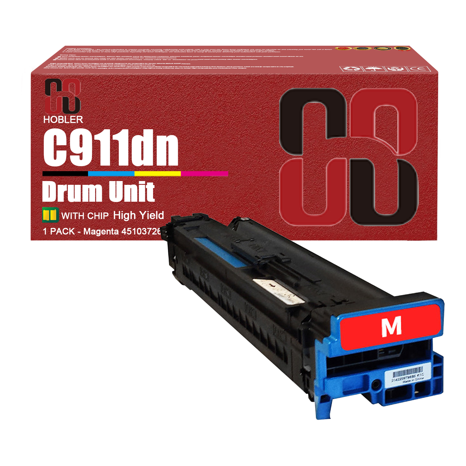 For OKI 45103728 45103727 45103726 45103725 Imaging Drum Unit Work for OKI C911 C911dn C931 C931dn C941 C941dn Printers-PrintsBoost