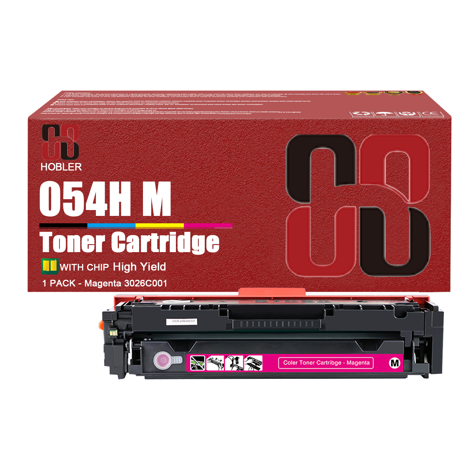 For Canon 054H CRG-054H Toner Cartridge Work for Canon ImageCLASS MF642cdw MF644cdw MF622cdw MF640C LBP620 MF641Cdw Printers