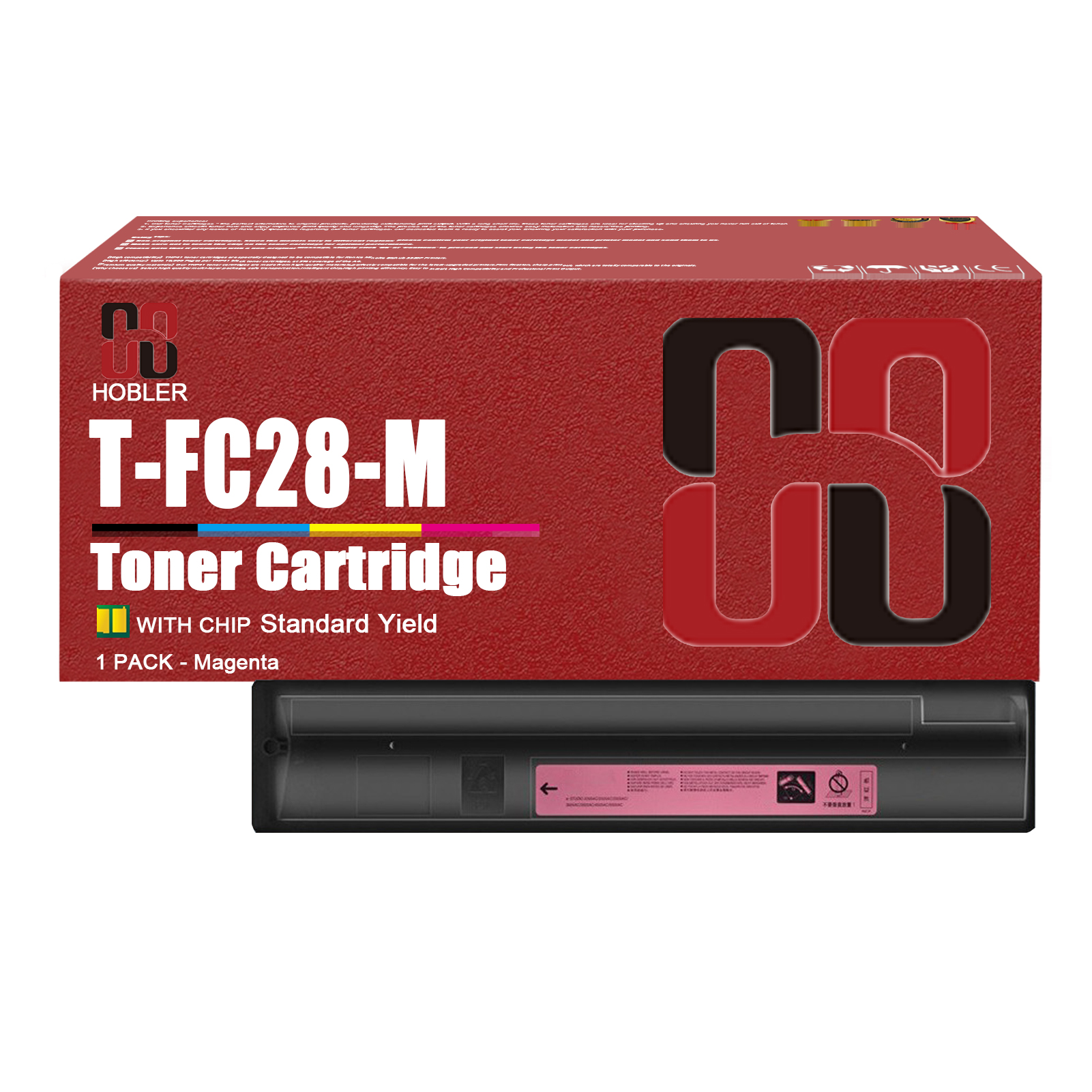 For Toshiba T-FC28-K T-FC28-C T-FC28-M T-FC28-Y Standard Capacity Toner Cartridge Work for Toshiba E-Studio 2330C 2820C 3520C 4520C 2830C 3530C printers-PrintsBoost