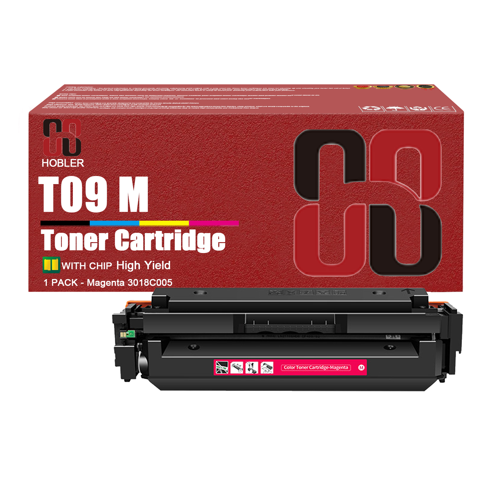 For Canon T09 T09K T09C T09M T09Y Toner Cartridge Work for Canon ImageCLASS X LBP1127C MF1127C Printers-PrintsBoost