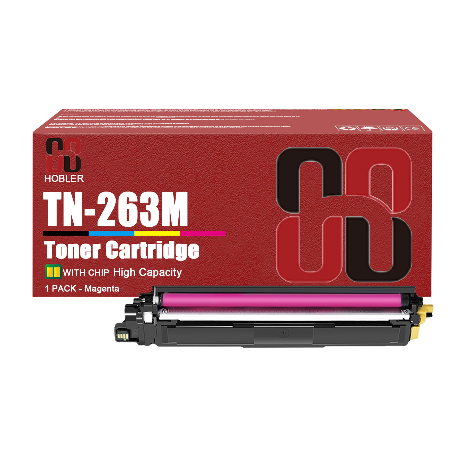 For Brother TN263K TN263C TN263M TN263Y Toner Cartridge Work for Brother HL-L3270CDW DCP-L3551CDW MFC-L3750CDW MFC-L3770CDW Printers-PrintsBoost