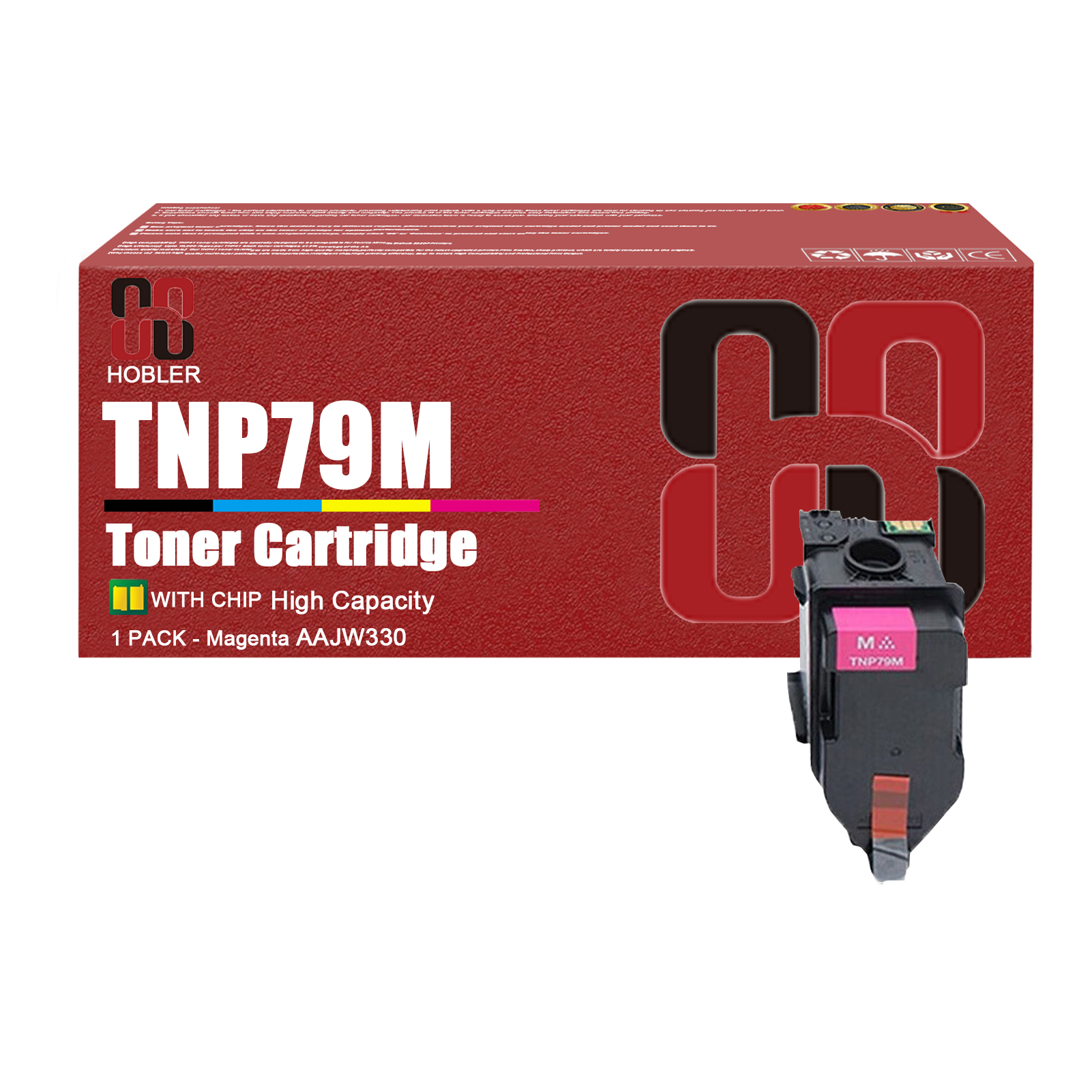 For Konica Minolta TNP79K TNP79C TNP79M TNP79Y AAJW130 AAJW430 AAJW330 AAJW230 Toner Cartridge Work for Bizhub C3350i C4050i Printers-PrintsBoost