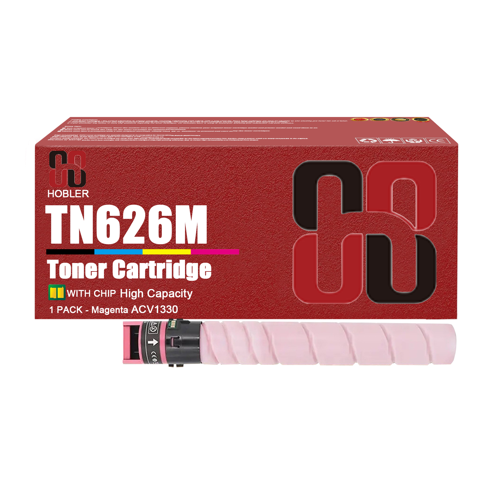 For Konica Minolta TN626K TN626C TN626M TN626Y ACV1130 ACV1430 ACV1330 ACV1230 Toner Cartridge Work for Bizhub C450i C550i C650i Printers-PrintsBoost