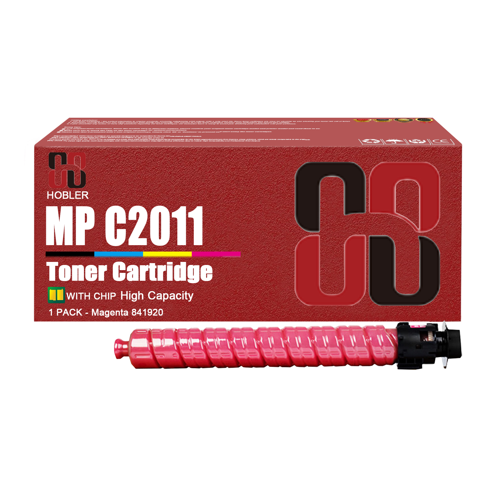 For Ricoh MP C2011 841918 841921 841920 841919 Toner Cartridge Work for Ricoh MP C2011SP C2504SP C2003SP C2503SP C2003ZSP C2503ZSP C2004SP C2504EXSP C2004EXSP Printers-PrintsBoost