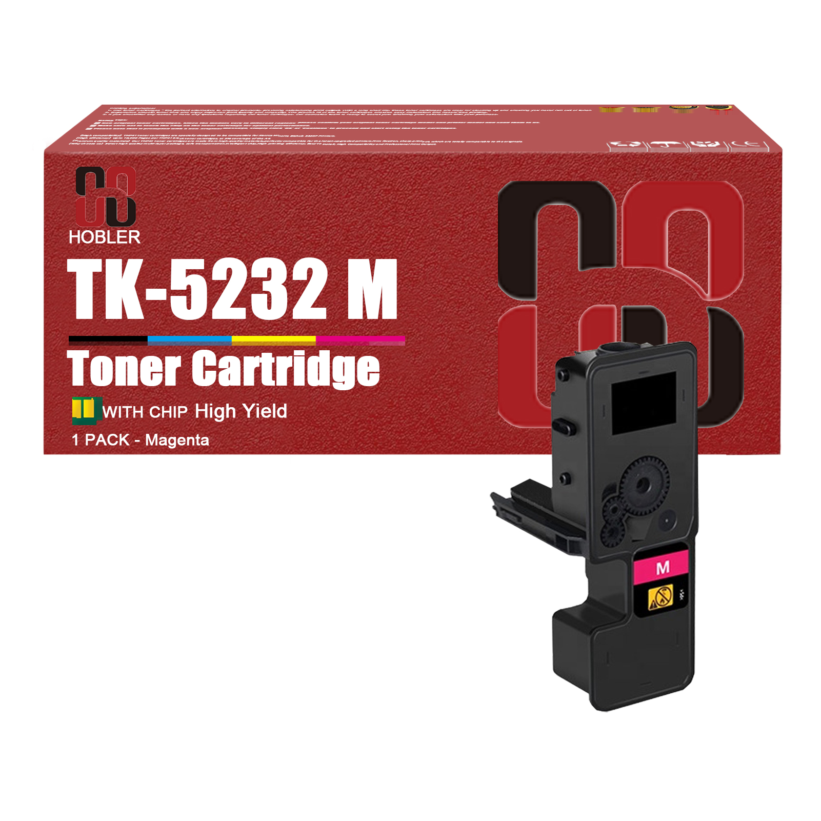 For Kyocera TK-5232 TK-5232K TK-5232C TK-5232M TK-5232Y Toner Cartridges Work for Kyocera Ecosys M5521cdw P5021cdw P5021cdn Printers-PrintsBoost