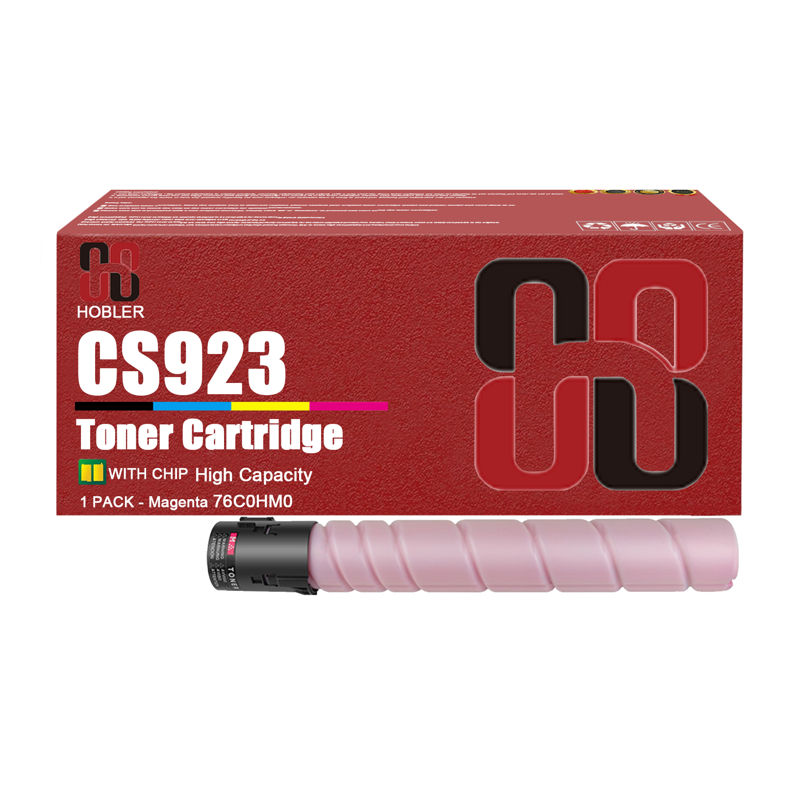 For Lexmark 76C0HK0 76C0HC0 76C0HM0 76C0HY0 Toner Cartridge Work for Lexmark CS923 CX921 CX922 CX923 CX924 Printers-PrintsBoost