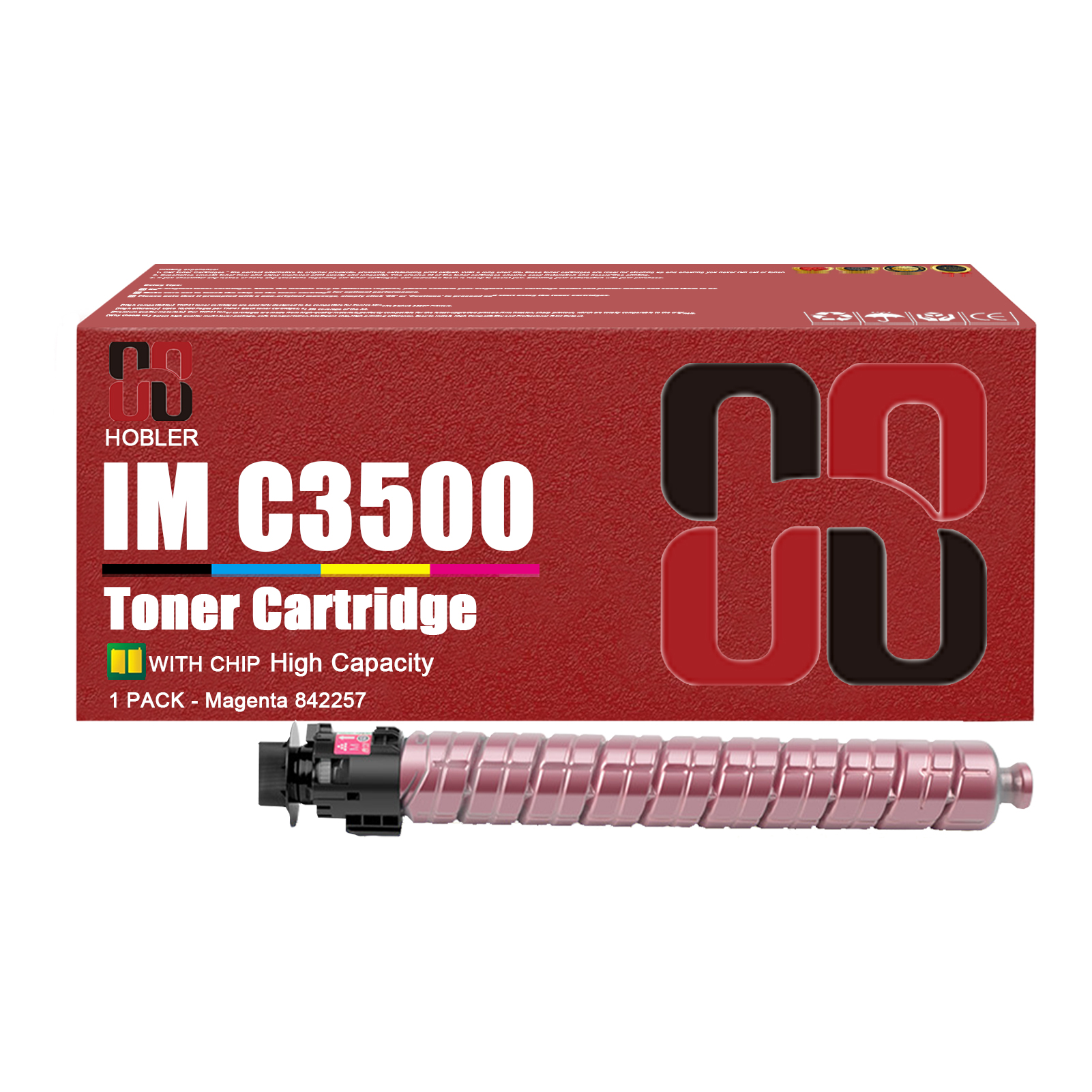 Compatible for Ricoh IM C3500 842255 842258 842257 842256 Toner cartridges Work for Ricoh IM C3000 IM C3500 Printers