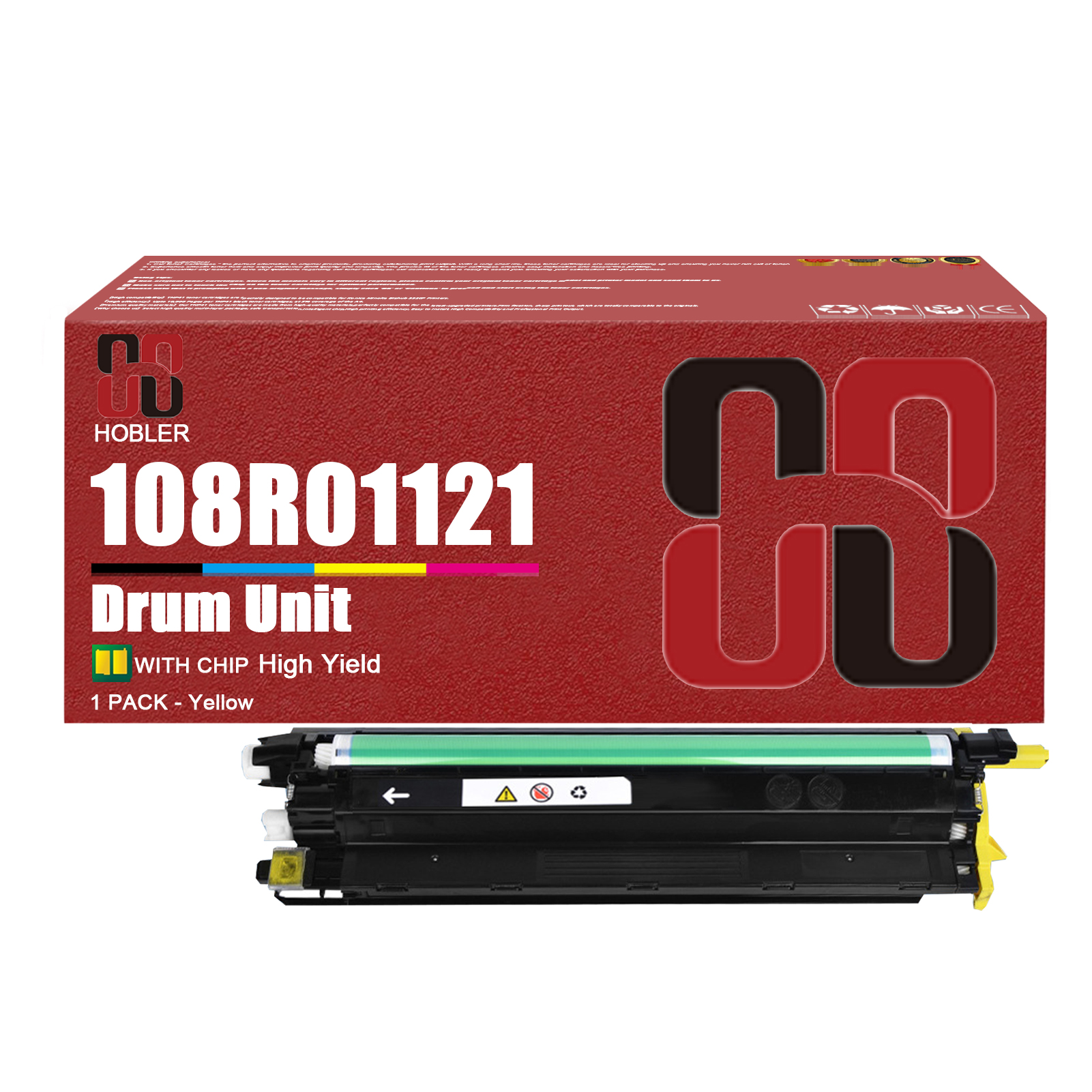 For Xerox 108R01121 Imaging Drum Unit Work for Xerox Phaser 6600 VersaLink C400 C405 WorkCentre 6605 6655 Printers-PrintsBoost