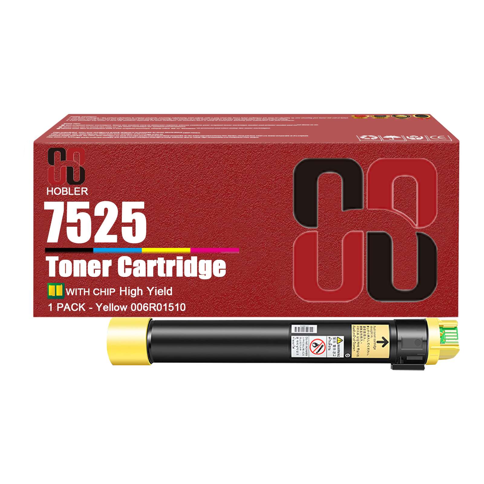 For Xerox 006R01509 006R01512 006R01511 006R01510 Toner Cartridge Work for WorkCentre 7525 7530 7535 7545 7556 7830 7835 7855 7865 Printers-PrintsBoost