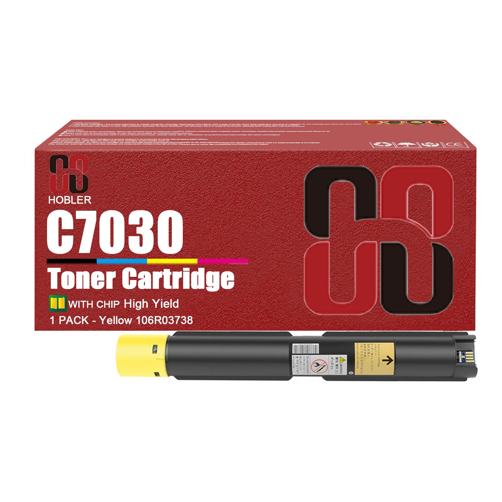 For Xerox C7020 C7025 C7030 106R03737 106R03740 106R03739 106R03738 Toner Cartridge Work for Xerox Versalink C7020 C7025 C7030 Printers-PrintsBoost