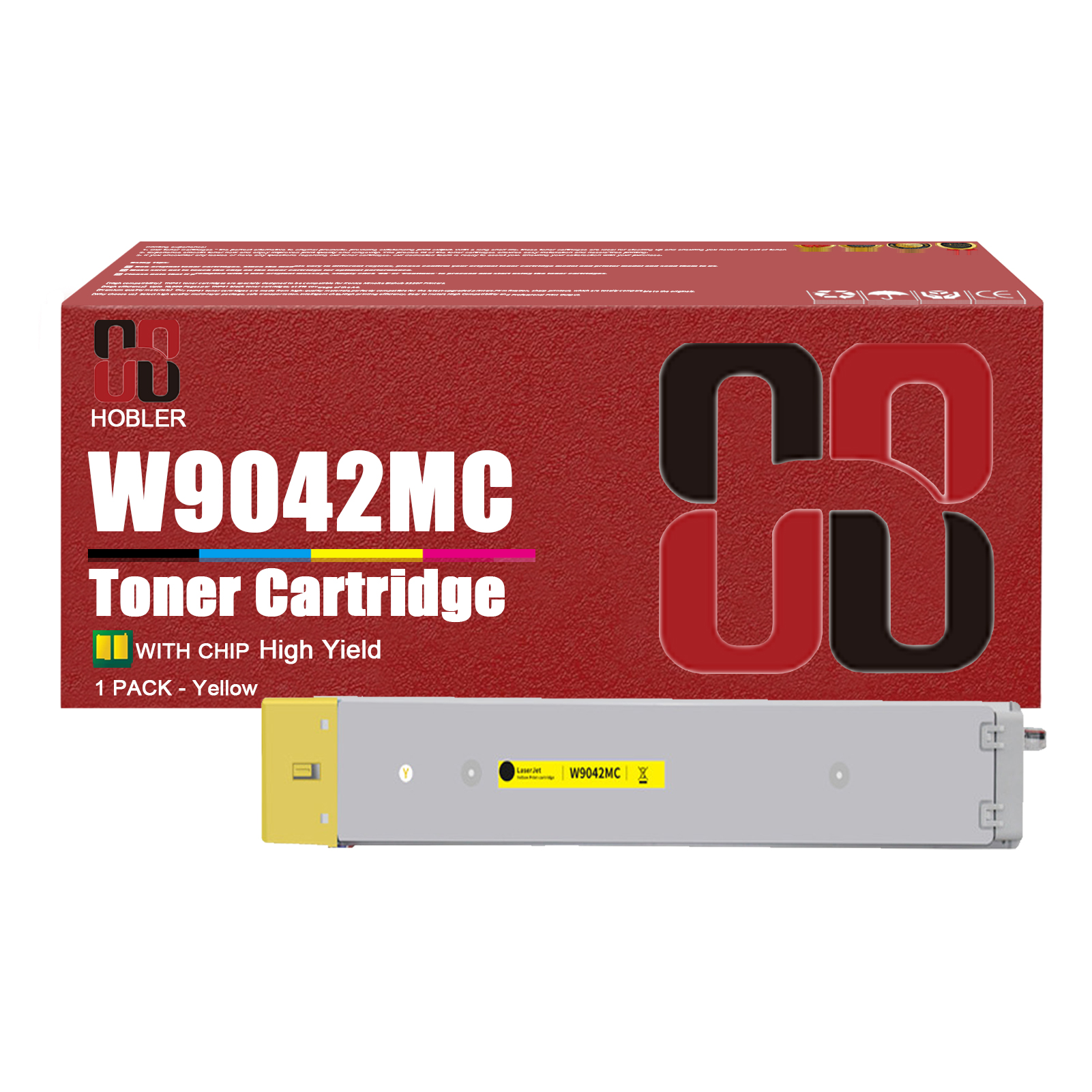 For HP W9040MC W9041MC W9043MC W9042MC Toner Cartridges Work for HP Color LaserJet Managed MFP E77822dn E77822z E77825dn E77825z E77830dn E77830z Printers-PrintsBoost