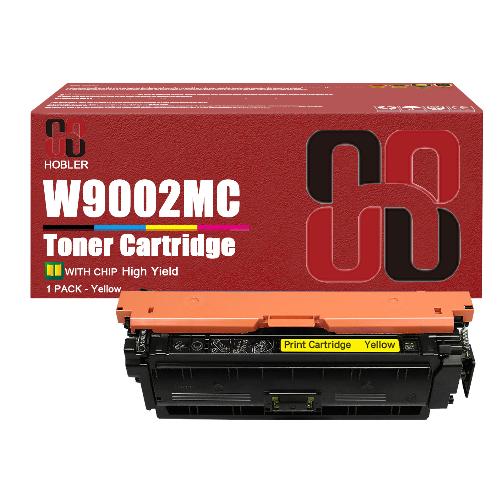 For HP W9000MC W9001MC W9003MC W9002MC Toner Cartridge Work for HP Color LaserJet Managed E65150dn E65160dn E65050dn E65060dn Printers-PrintsBoost