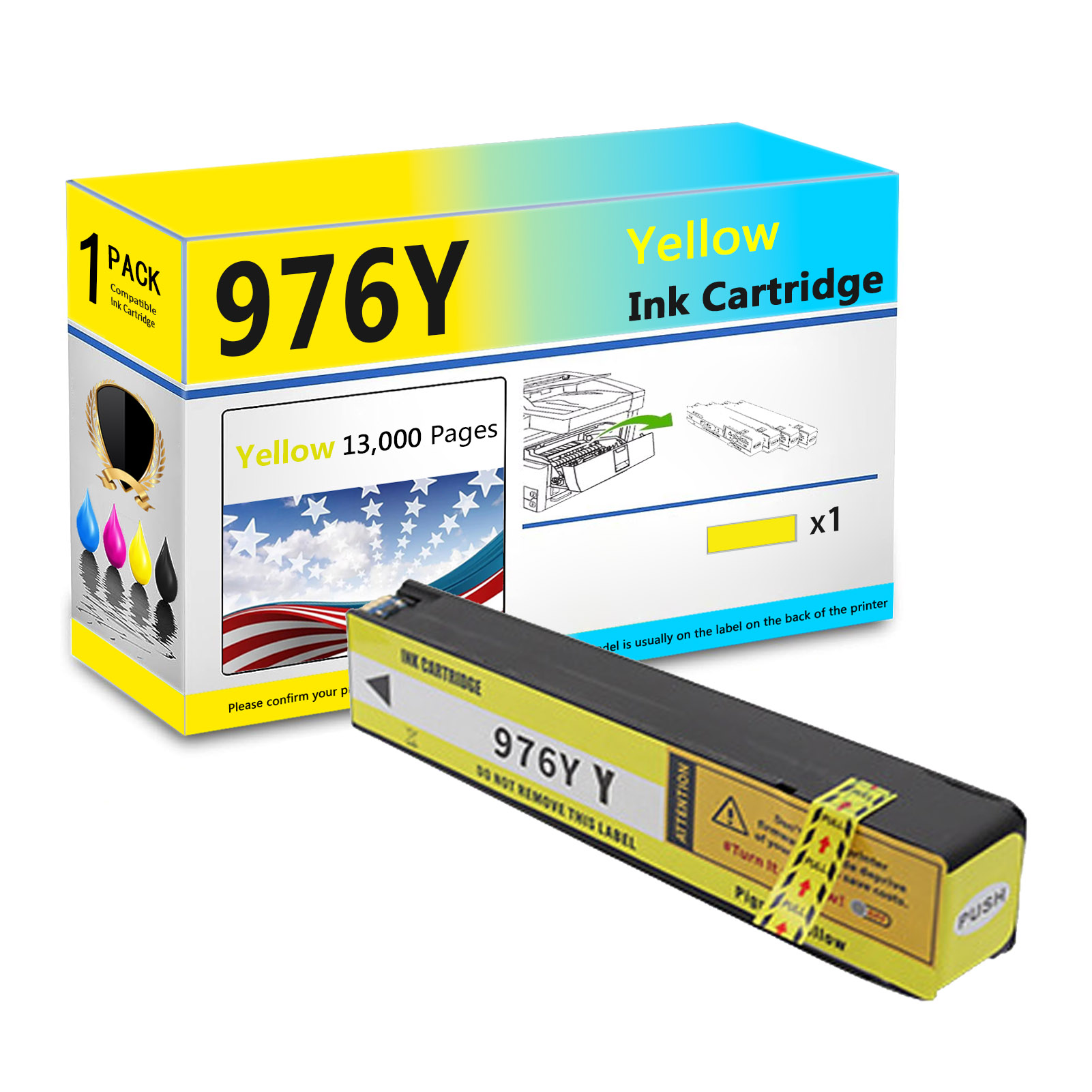 For HP 976Y Ink Cartridge Work For HP Pagewide Pro 552dw 577dw 577z, PageWide Managed P55250dw P57750dw Printers-PrintsBoost