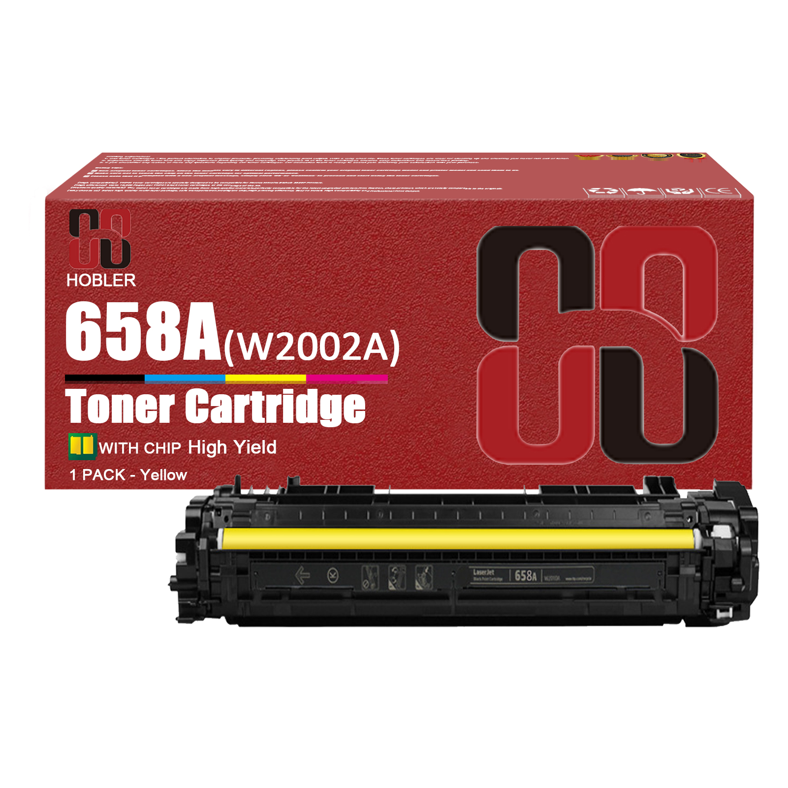 For HP 658A W2000A W2001A W2003A W2002A Toner Cartridge Work for HP Color LaserJet Enterprise M751dn M751n M751 Printers-PrintsBoost