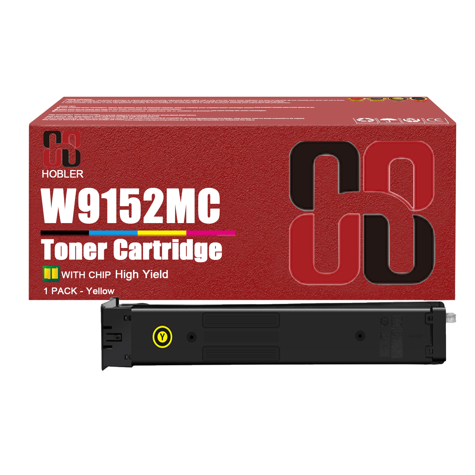 For HP W9150MC W9151MC W9153MC W9152MC Toner Cartridge Work for HP Color LaserJet Managed MFP E78625dn E78630dn E78635dn Printers-PrintsBoost