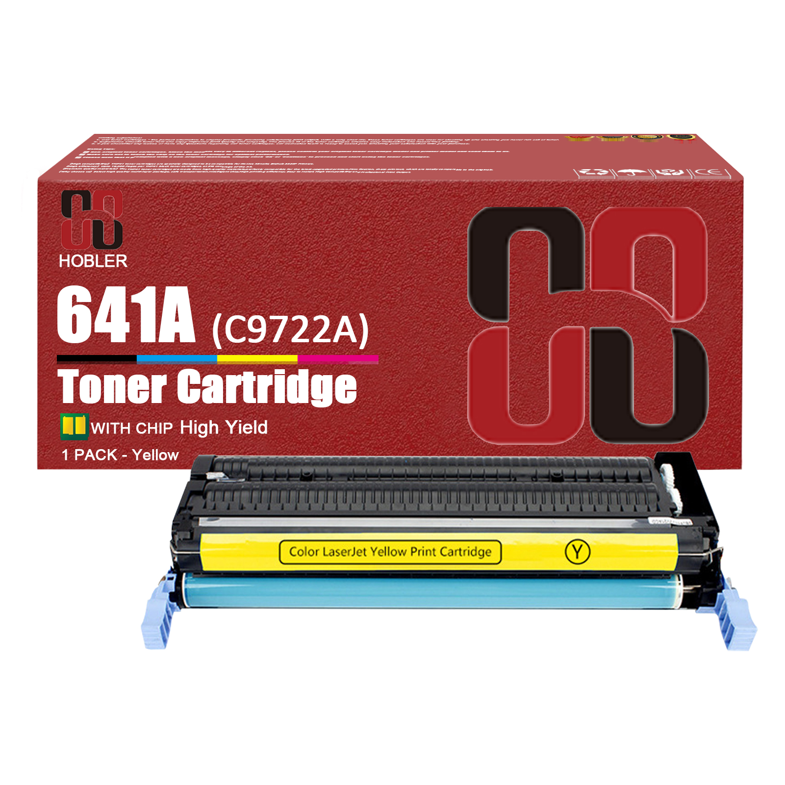 For HP 641A C9720A C9721A C9723A C9722A Toner Cartridge Work for HP Color 4610 4650 4600 4600n 4600dn 4600dtn 4600hdn 4650n Printers-PrintsBoost