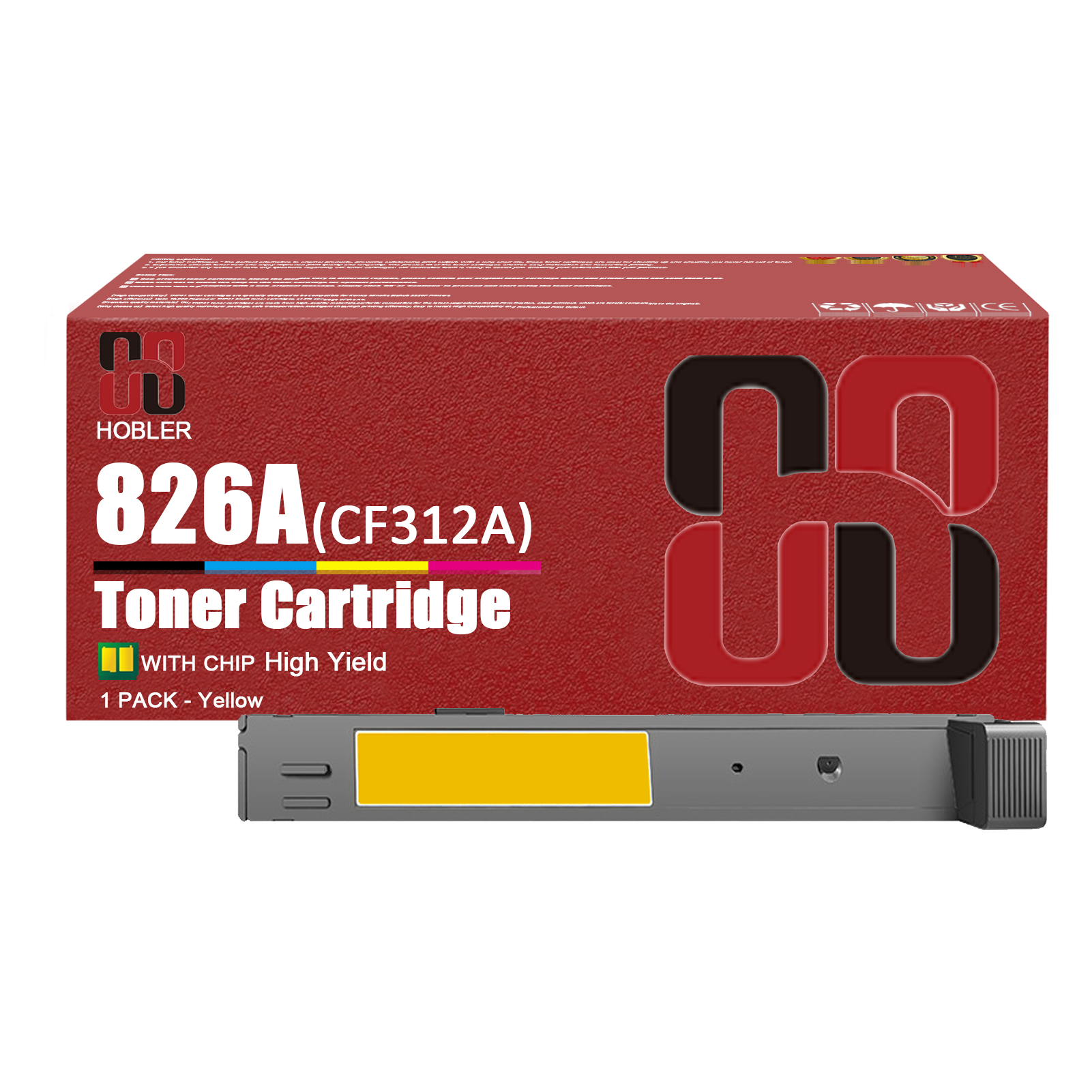 For HP 826A CF310A CF311A CF313A CF312A Toner cartridge Work for HP Color LaserJet Enterprise M855 M855xh M855X+ M855dh Printers-PrintsBoost