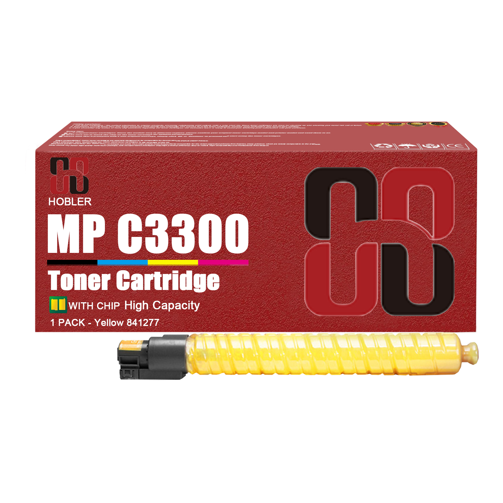 For Ricoh 841276 841279 841278 841277 Toner Cartridge Work for Ricoh MP C2800 MP C3300 Printers