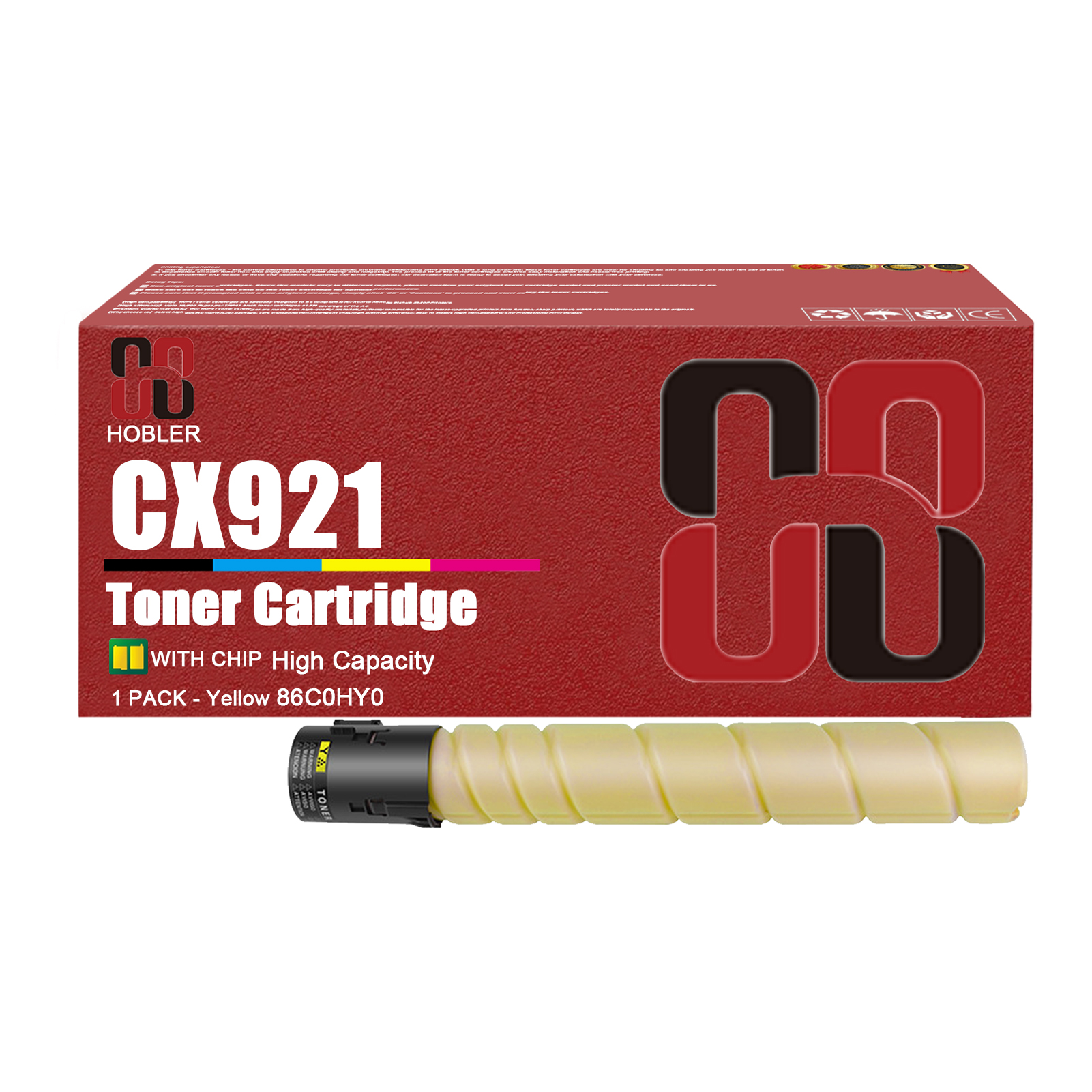 For Lexmark 86C0HK0 86C0HC0 86C0HM0 86C0HY0 Toner Cartridge Work for Lexmark CX921 CX922 CX923 CX924 Printers-PrintsBoost