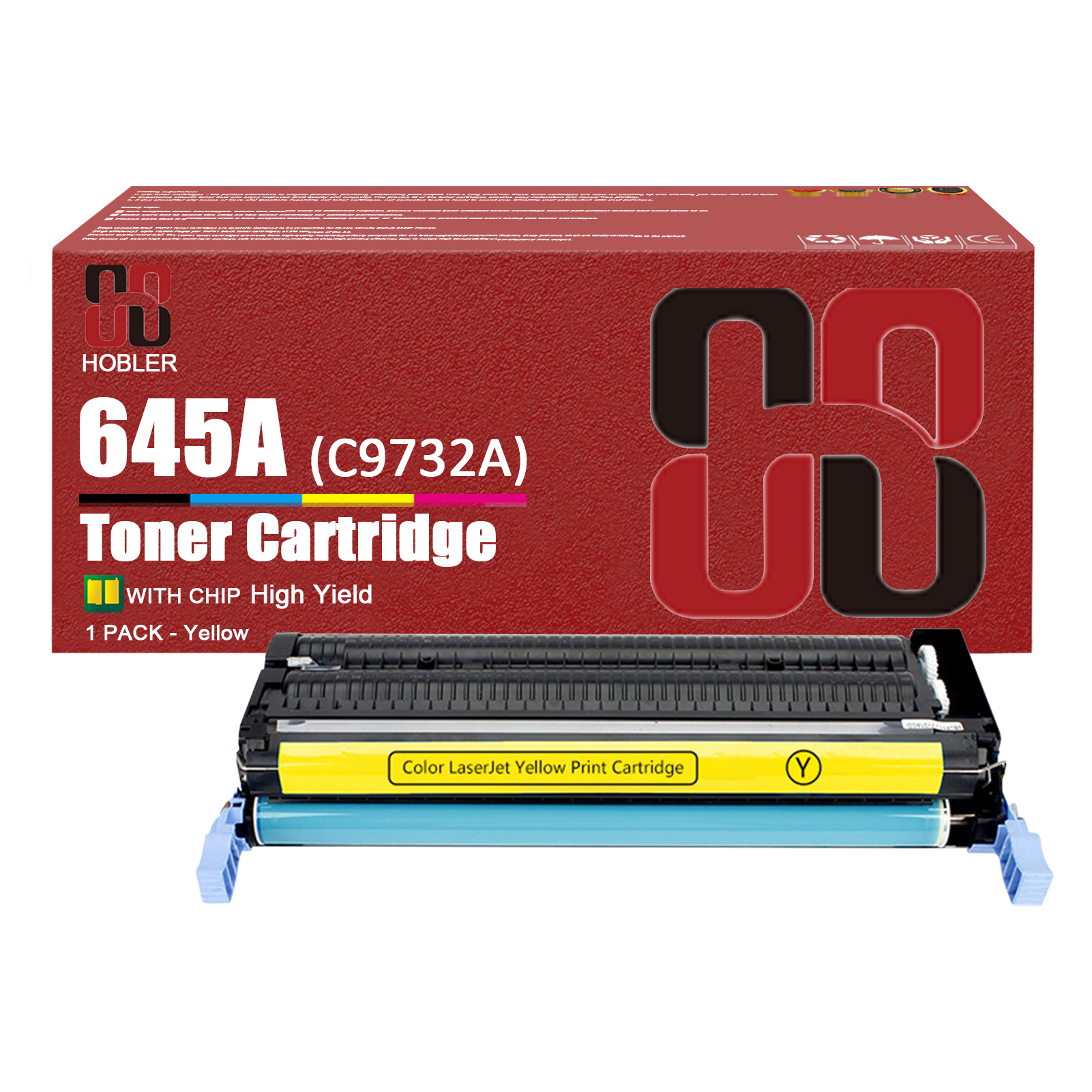 For HP 645A C9730A C9731A C9733A C9732A Toner Cartridge Work for HP Color 5550 5550dn 5550n 5550dtn 5550hdn 5500 5500dn 5500n Printers