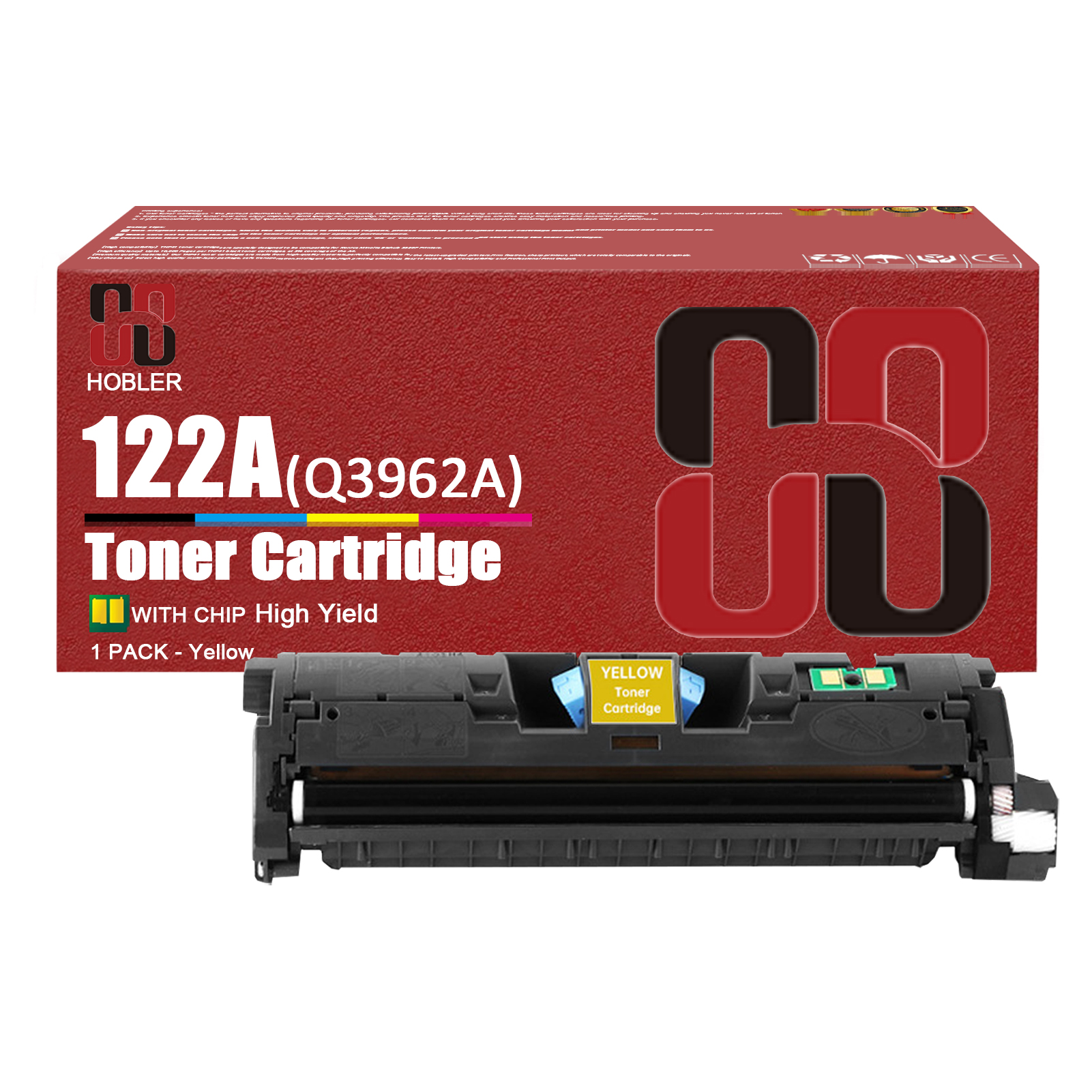 For HP 122A Q3960A Q3961A Q3963A Q3962A Toner Cartridge Work for HP Color LaserJet 2550 2550L 2550LN 2550N 2800 2820 2840 Printers