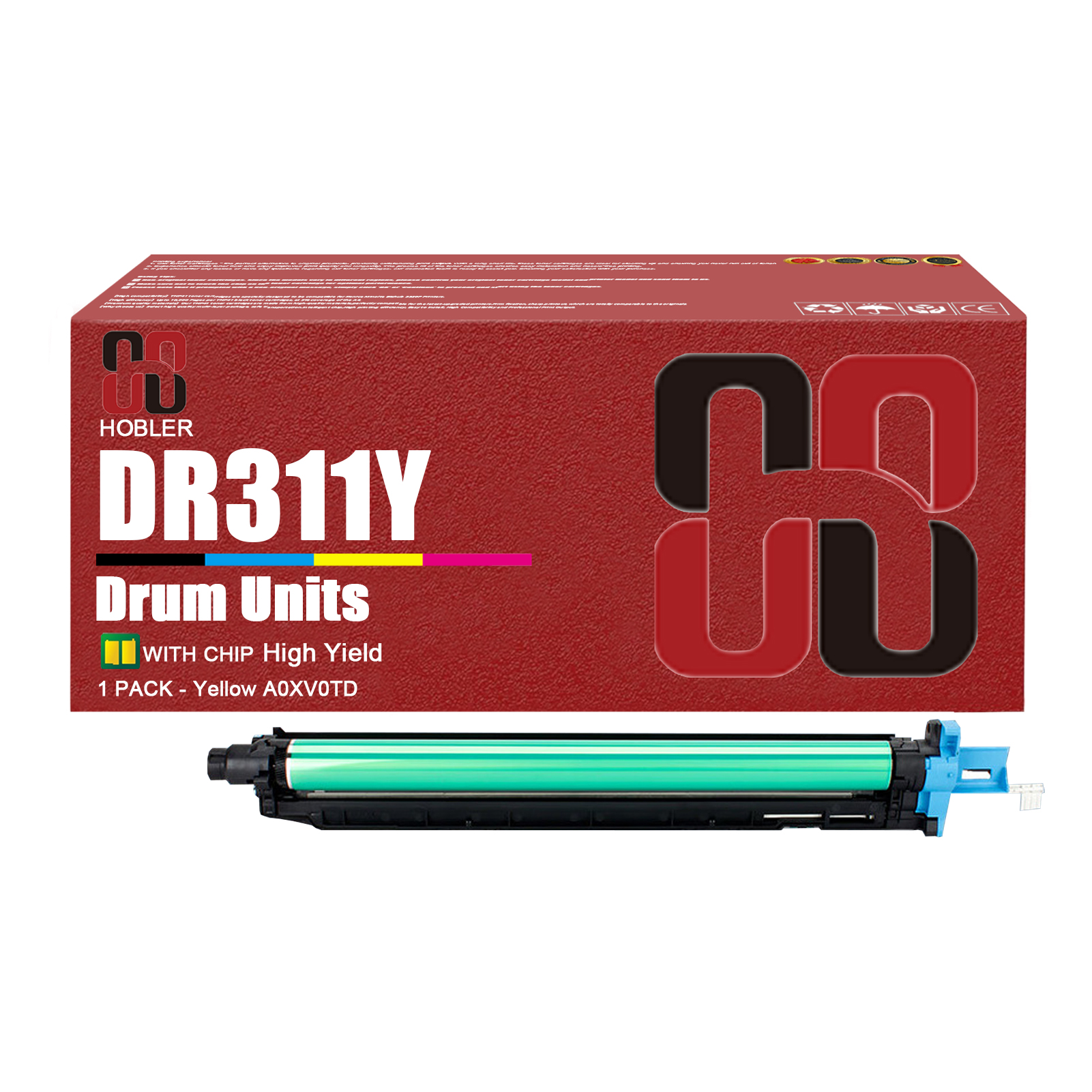 For Konica Minolta DR311 DR-311 A0XV0RD A0XV0TD Imaging Drum Unit Work for Konica Minolta Bizhub C220 C280 C360 C7722 C7728 Printers-PrintsBoost