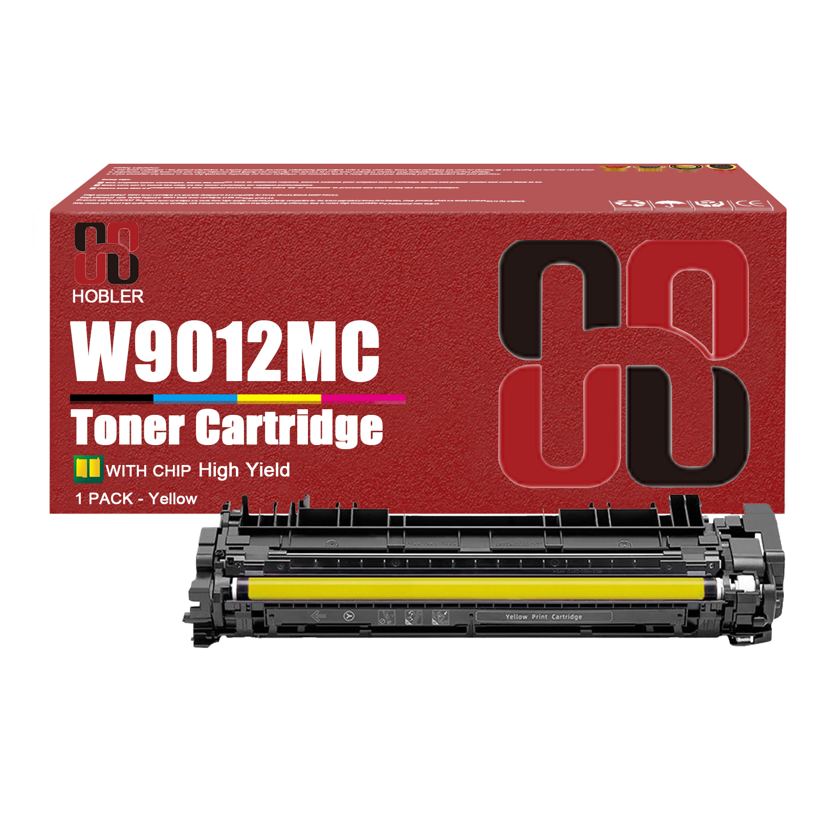For HP W9010MC W9011MC W9013MC W9012MC Toner Cartridge Work for HP Color LaserJet Managed E85055dn Printer