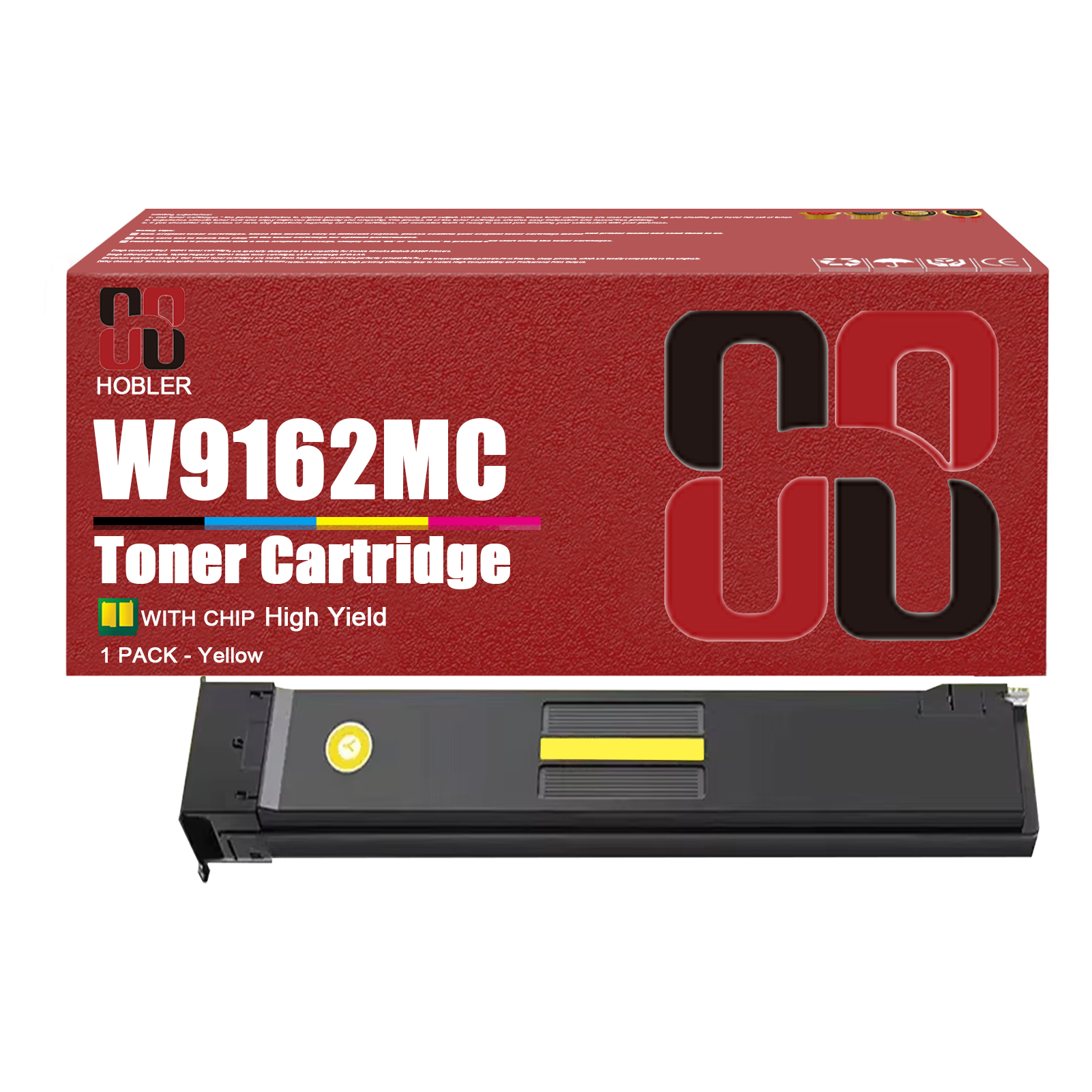 For HP W9160MC W9161MC W9163MC W9162MC Toner Cartridge Work for HP Color LaserJet Managed MFP E87740dn E87750dn E87760dn E87770dn E87740z E87750z E87760z Printers