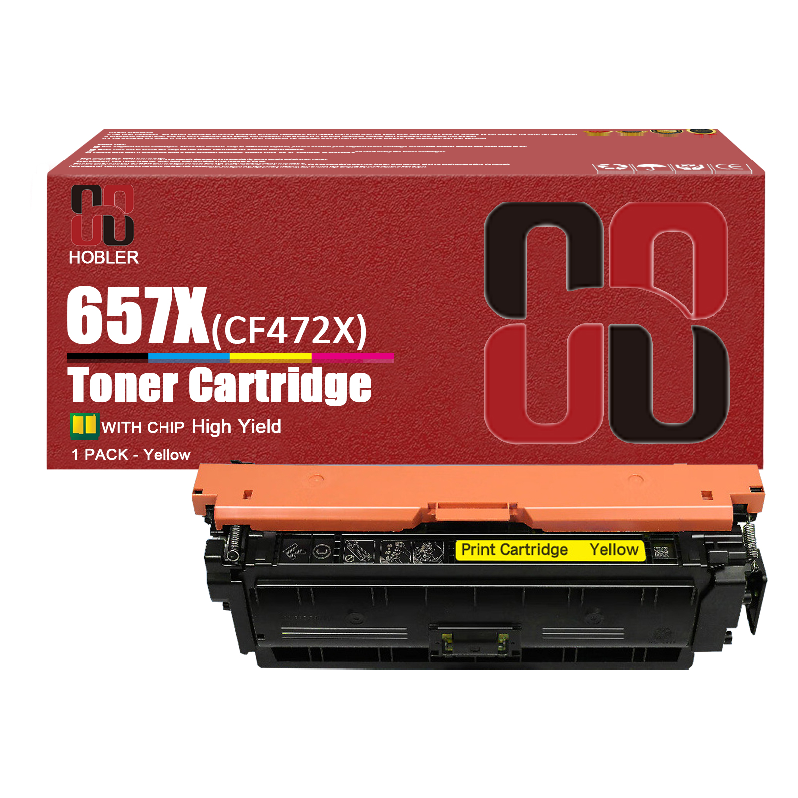 For HP 657X CF470X CF471X CF473X CF472X Toner Cartridge Work for HP Color LaserJet Enterprise MFP M681dh M681 M681f M681z M682z Printers