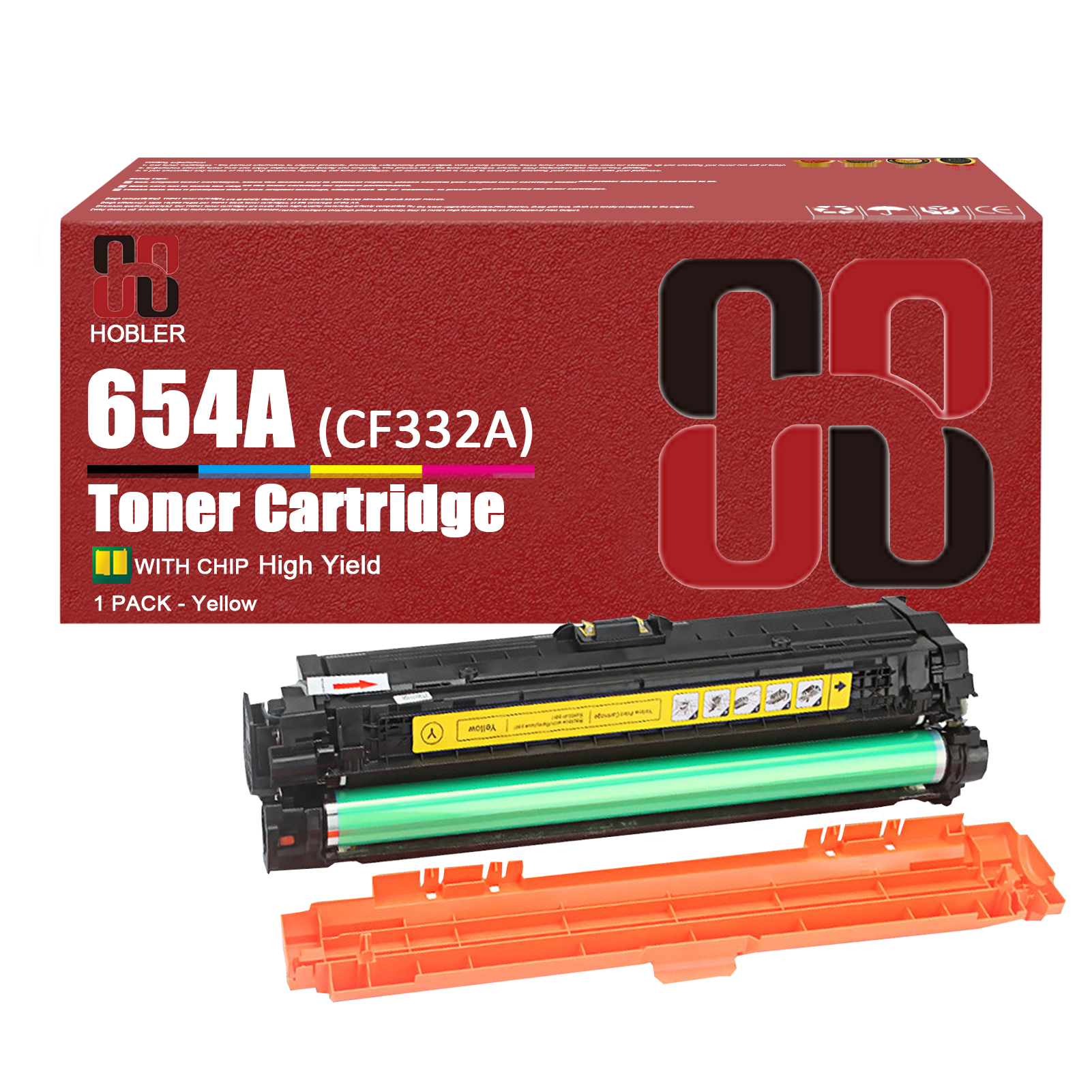 For HP 654X CF330X 654A CF331A CF333A CF332A Toner Cartridge Work for HP Color LaserJet Enterprise M651 M651n M651dn M651xh Printers