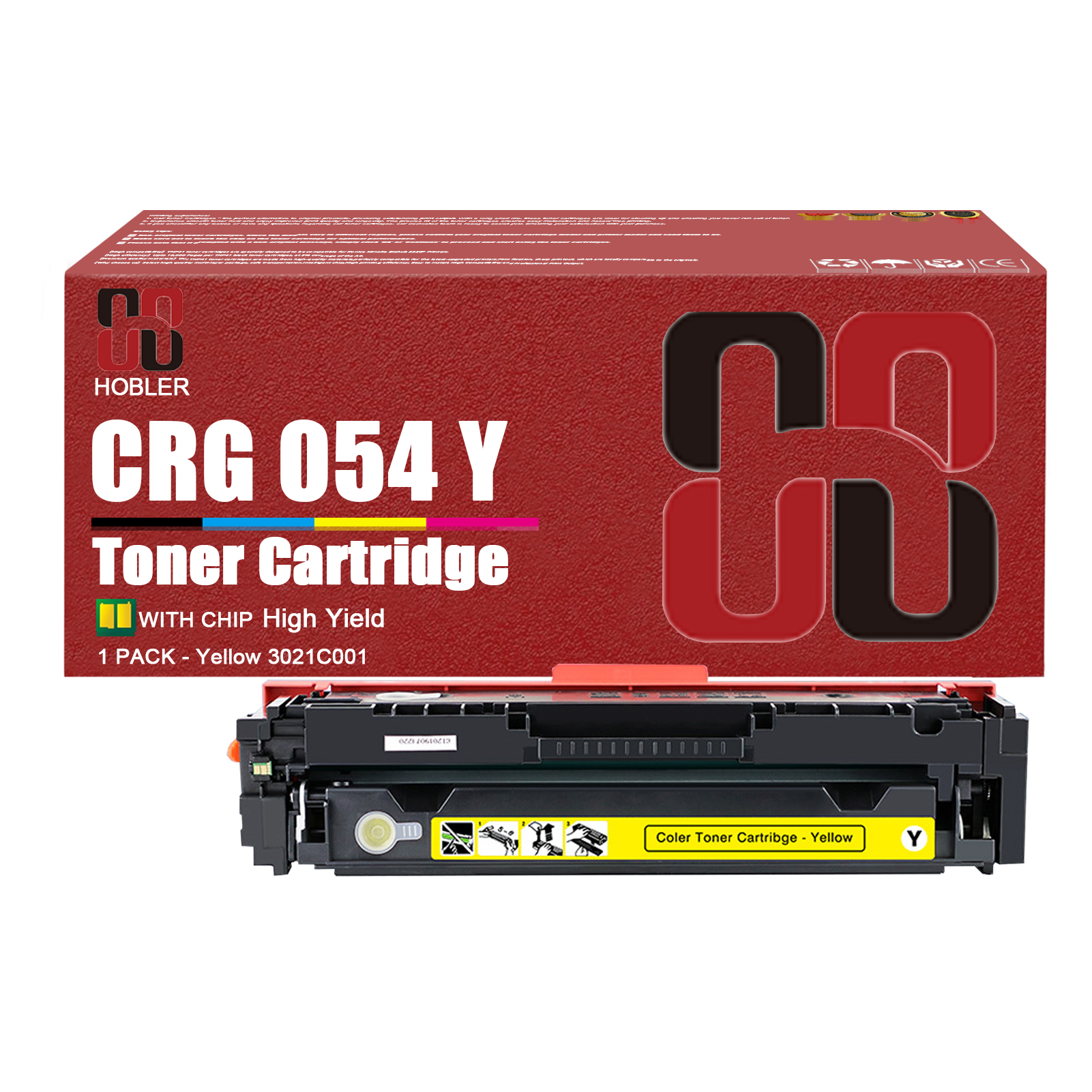 For Canon 054 CRG-054 Toner Cartridge Work for Canon ImageCLASS LBP622Cdw MF644Cdw MF642Cdw MF640C LBP620 LBP621Cw LBP623 Printers