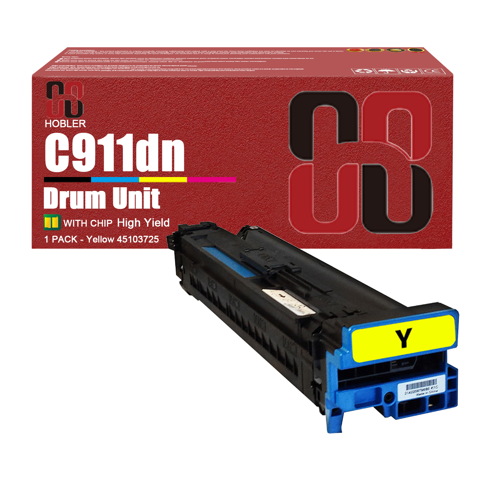 For OKI 45103728 45103727 45103726 45103725 Imaging Drum Unit Work for OKI C911 C911dn C931 C931dn C941 C941dn Printers-PrintsBoost