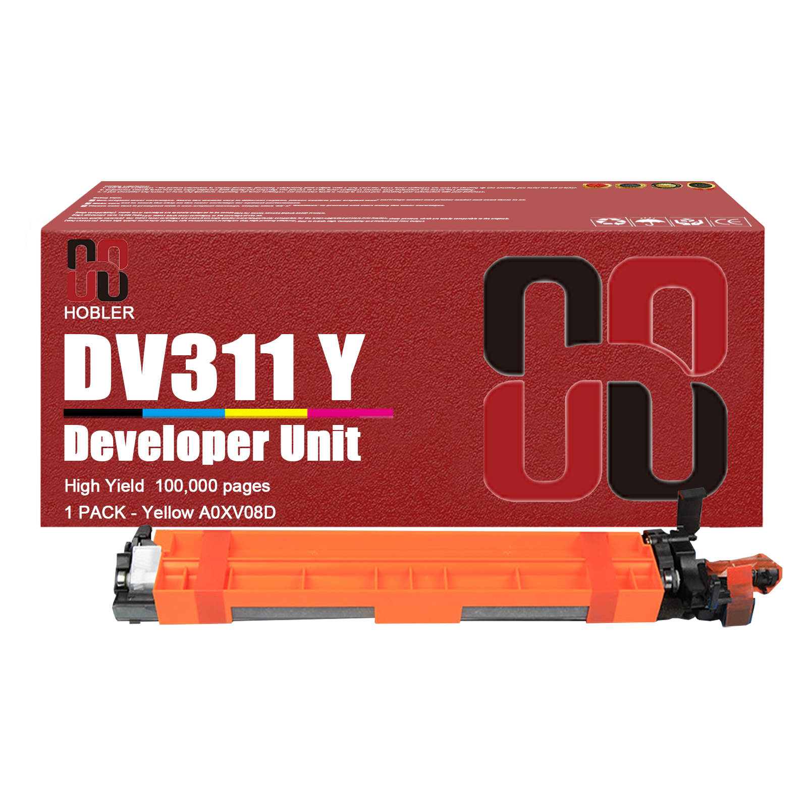 For Konica Minolta DV-311 A0XV03D A0XV0KD A0XV0ED A0XV08D Developer Unit Work for Bizhub C220 C280 C360 C7722 C7728 Printers-PrintsBoost