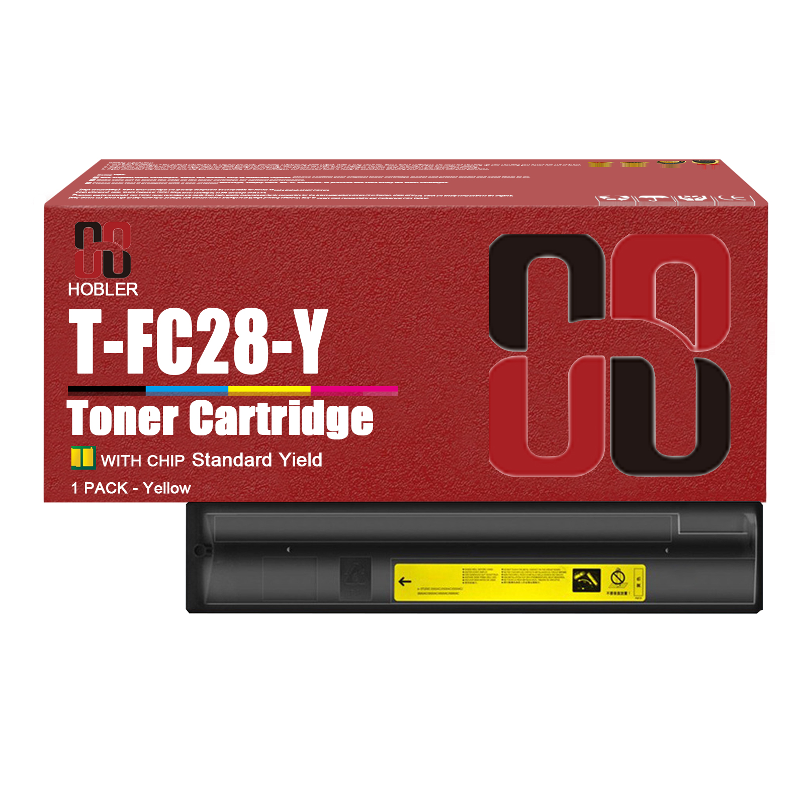For Toshiba T-FC28-K T-FC28-C T-FC28-M T-FC28-Y Standard Capacity Toner Cartridge Work for Toshiba E-Studio 2330C 2820C 3520C 4520C 2830C 3530C printers-PrintsBoost