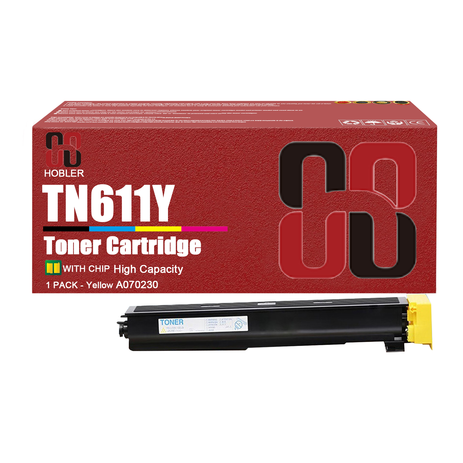 For Konica Minolta TN611K TN611C TN611M TN611Y A070130 A070430 A070330 A070230 Toner Cartridge Work for Bizhub C451 C550 C650 Printers-PrintsBoost