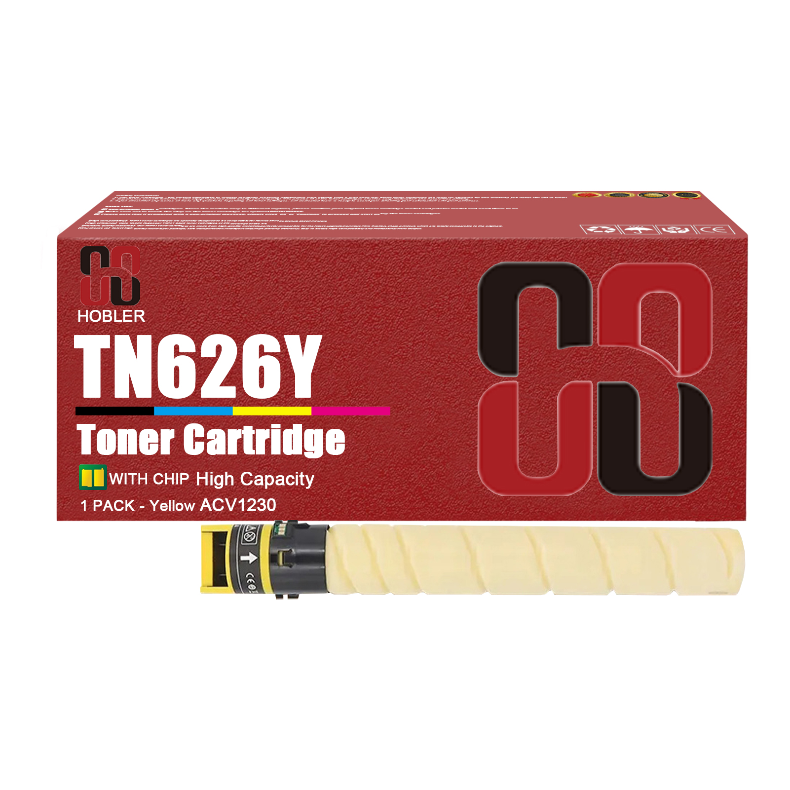 For Konica Minolta TN626K TN626C TN626M TN626Y ACV1130 ACV1430 ACV1330 ACV1230 Toner Cartridge Work for Bizhub C450i C550i C650i Printers-PrintsBoost