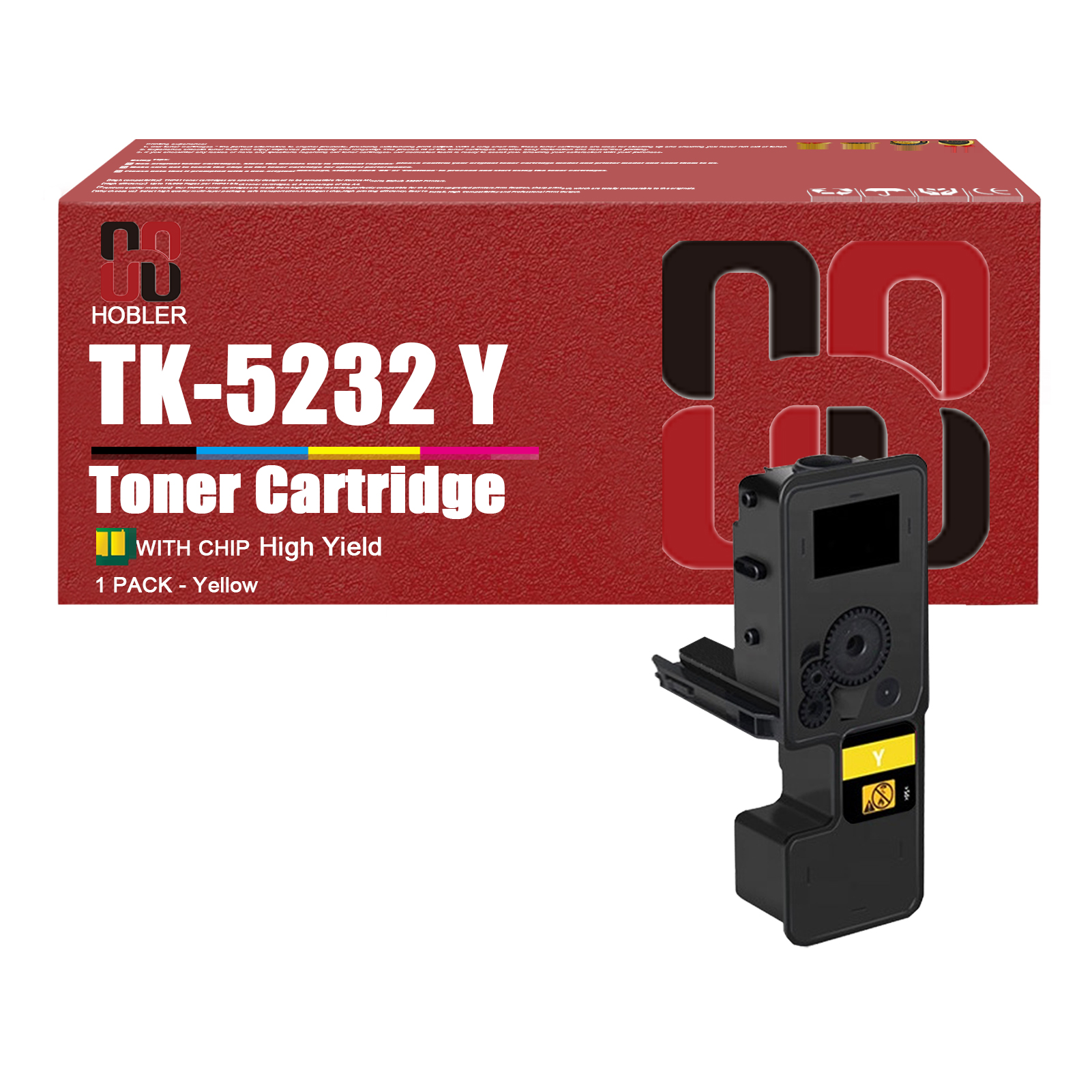 For Kyocera TK-5232 TK-5232K TK-5232C TK-5232M TK-5232Y Toner Cartridges Work for Kyocera Ecosys M5521cdw P5021cdw P5021cdn Printers-PrintsBoost