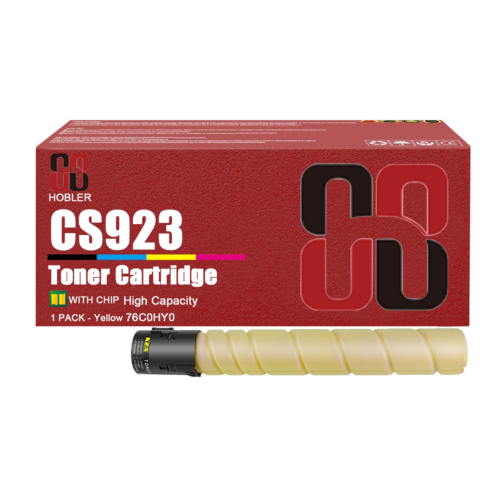 For Lexmark 76C0HK0 76C0HC0 76C0HM0 76C0HY0 Toner Cartridge Work for Lexmark CS923 CX921 CX922 CX923 CX924 Printers-PrintsBoost