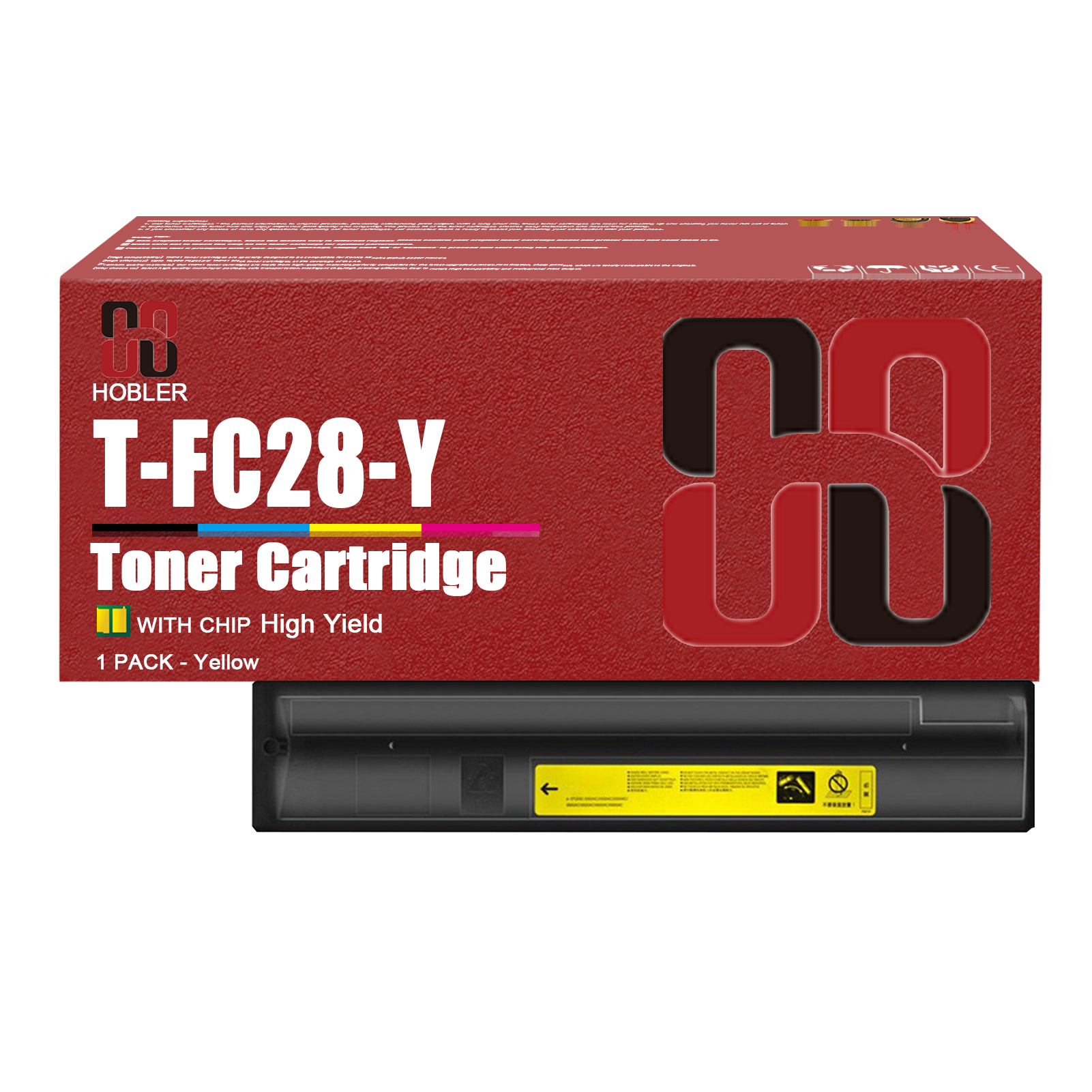 For Toshiba T-FC28 T-FC28-K T-FC28-C T-FC28-M T-FC28-Y High Capacity Toner Cartridge Work for E-Studio 2330C 2820C 3520C 4520C 2830C 3530C Printers-PrintsBoost