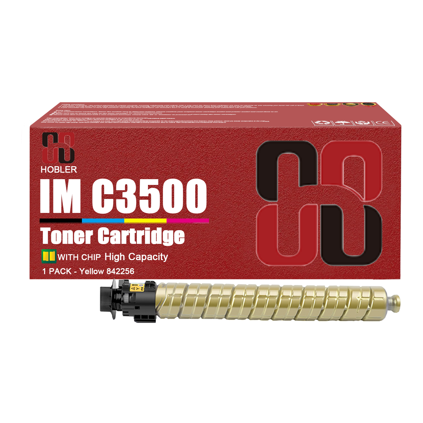 Compatible for Ricoh IM C3500 842255 842258 842257 842256 Toner cartridges Work for Ricoh IM C3000 IM C3500 Printers