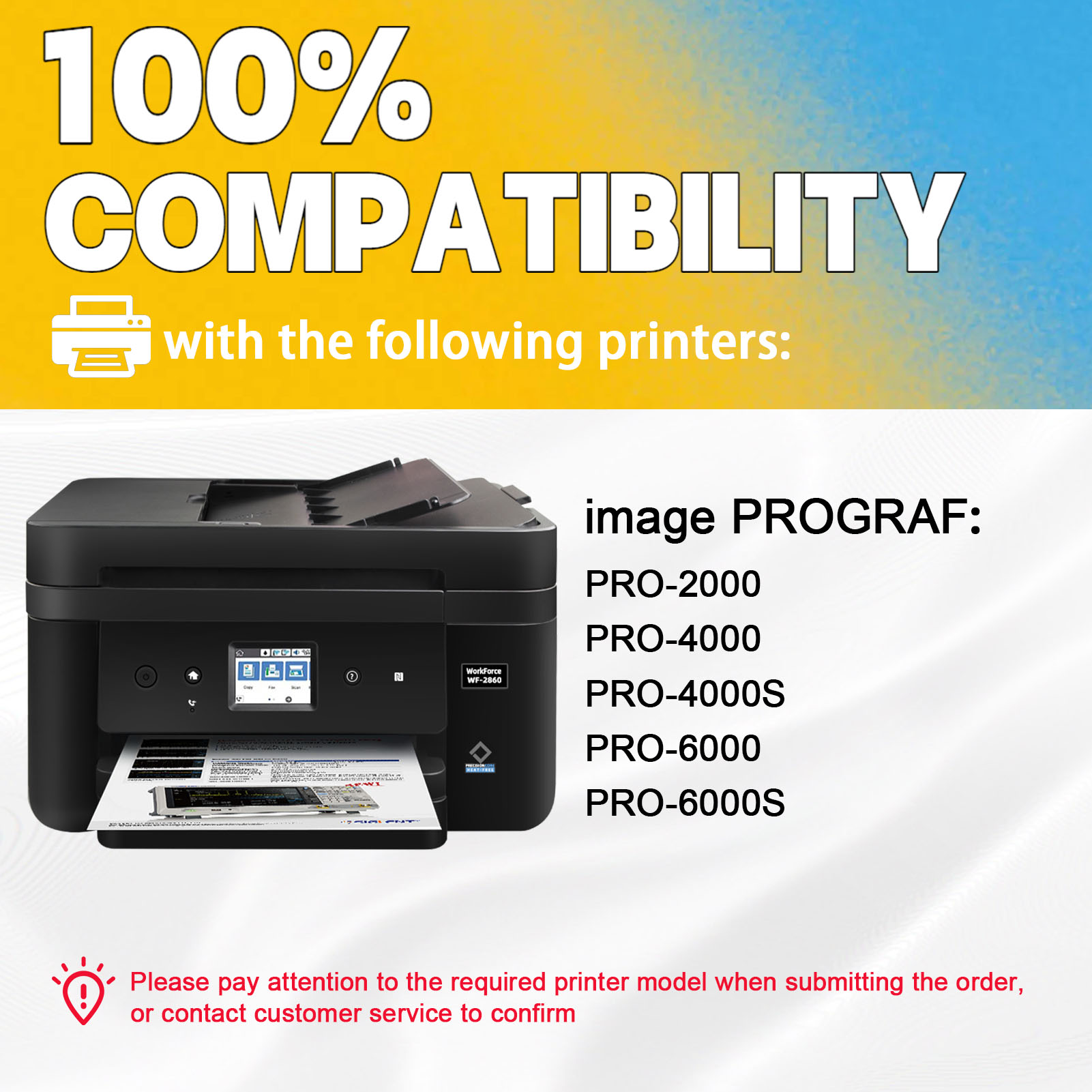 For Canon PFI-1700 Ink Cartridge Work for Canon ImagePROGRAF PRO-2000 PRO-4000 PRO-4000S PRO-6000 PRO-6000S Printers-PrintsBoost
