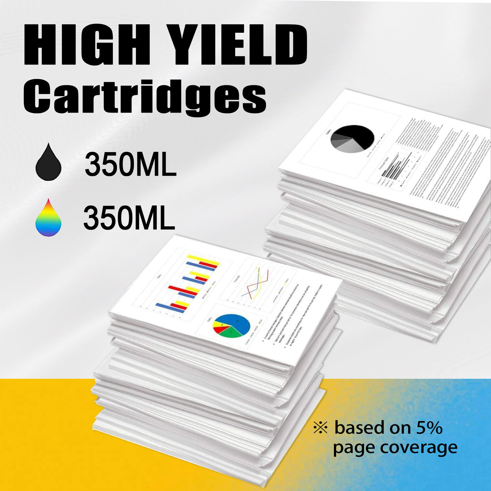 For HP 80 C4871A C4846A C4847A C4848A Ink Cartridge Work For HP DesignJet 1050C 1050C 1055CM 1055CM Printers-PrintsBoost