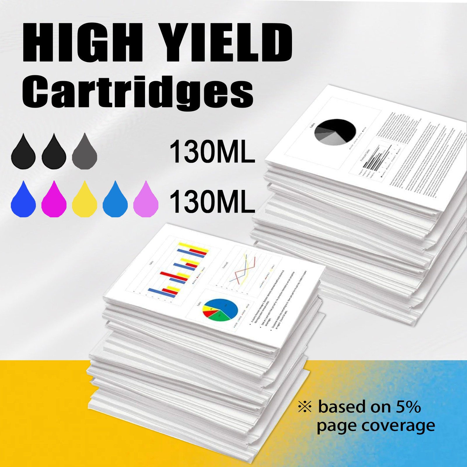 For HP 70 C9448A C9449A C9452A C9453A C9454A C9390A C9455A C9451A Ink Cartridge Work For HP Designjet Z2100 Z3100 Z3200 Z5200 Printers-PrintsBoost