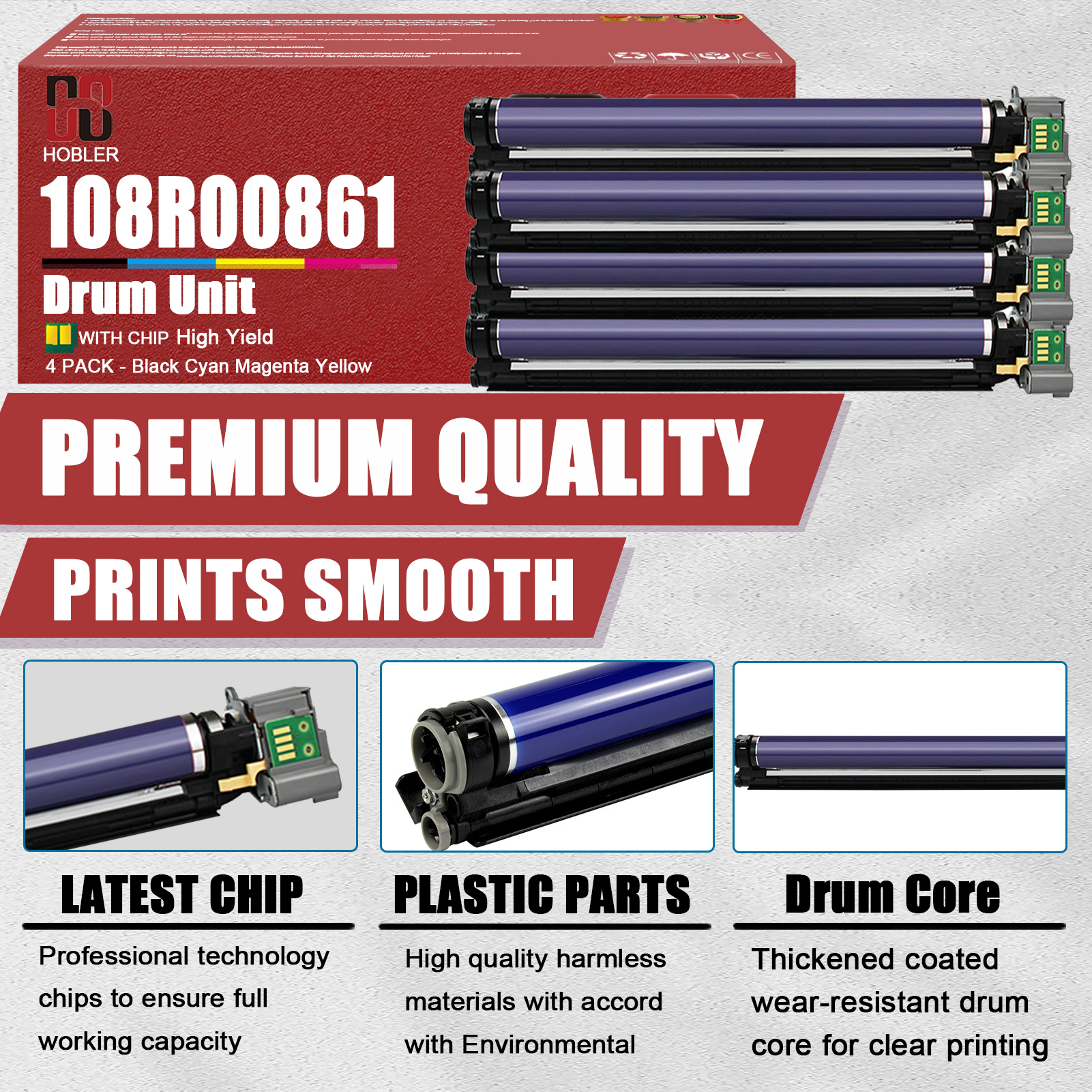 For Xerox 108R00861 Imaging Drum Unit Work for Xerox Phaser 7500 7500DN 7500DT 7500DX 7500N 7500V/DT 7500V/DX 7500V/N Printers-PrintsBoost