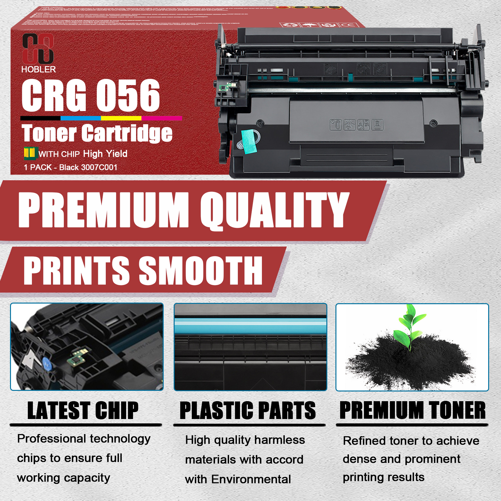 For Canon 056 CRG-056 3007C001 Toner Cartridge Work for Canon ImageCLASS LBP325dn LBP325x LBP320 MF440 MF543dw MF540 Printers-PrintsBoost