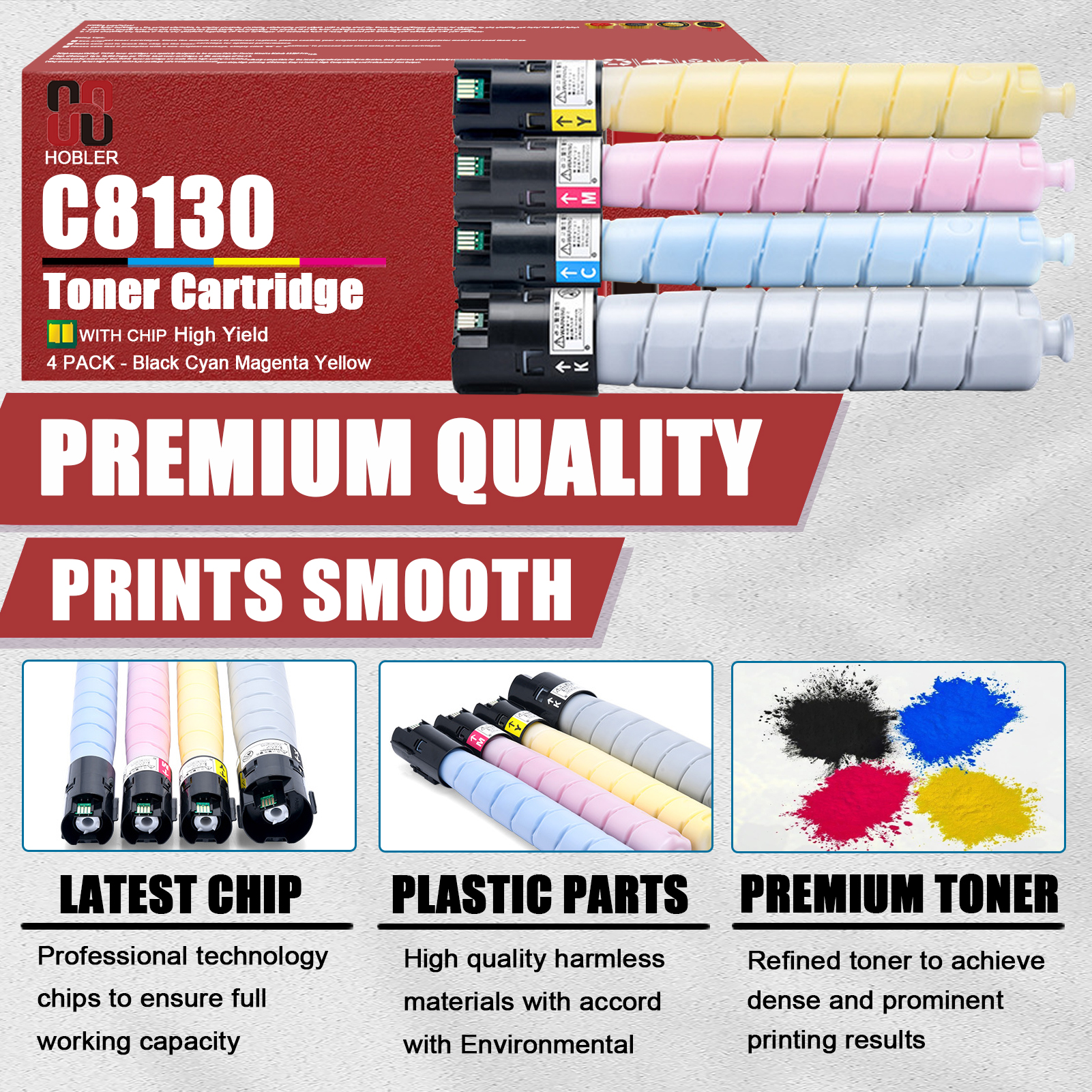 For Xerox 006R01746 006R01747 006R01748 006R01749 Toner Cartridge Work for Xerox Altalink C8130 C8135 C8145 C8155 C8170 Printers-PrintsBoost